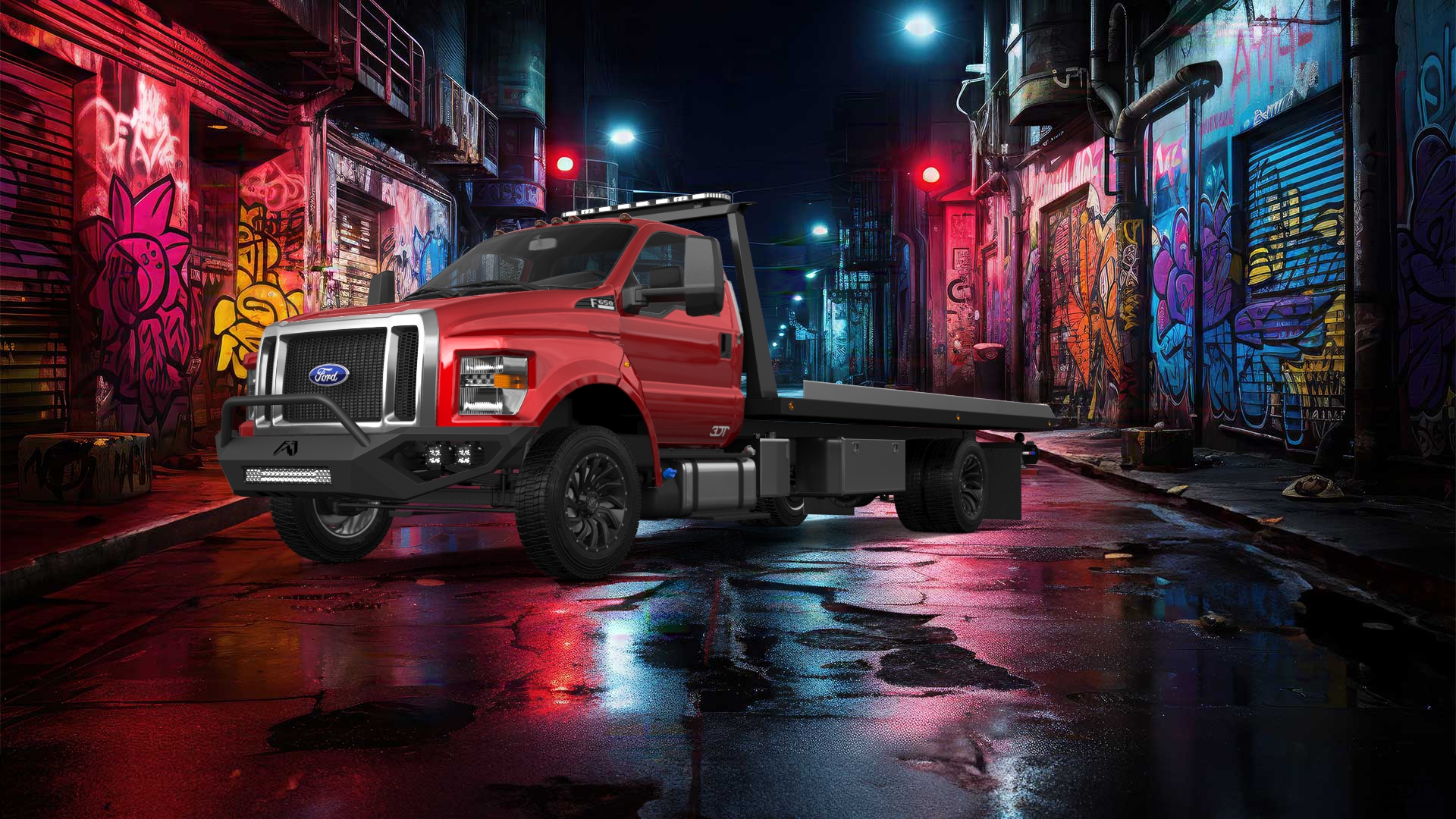 Ford F-650 Tow Truck Pickup 2016 tuning