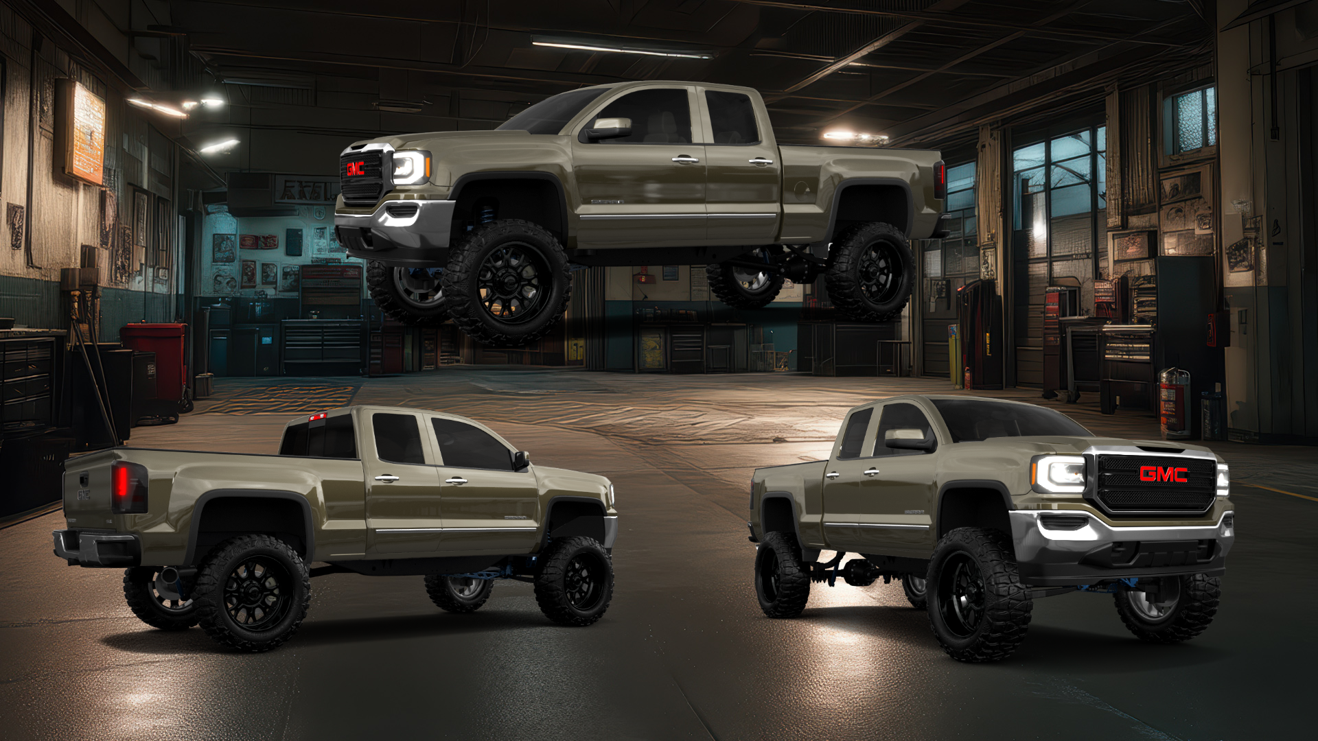 GMC Sierra 1500 Double Cab 6.5 4 Door Truck 2016 tuning