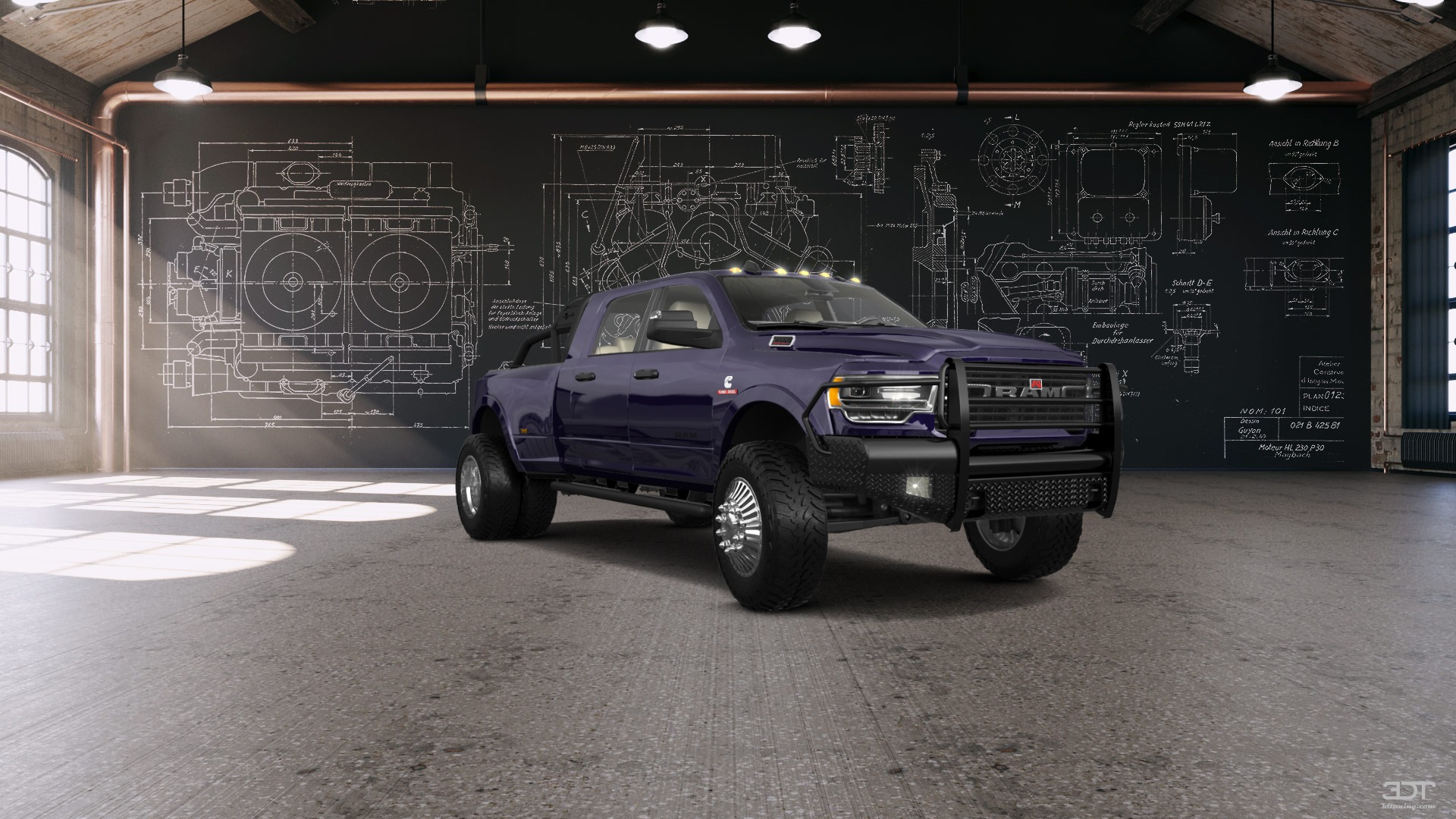 Dodge Ram 3500 4 Door pickup truck 2020 tuning