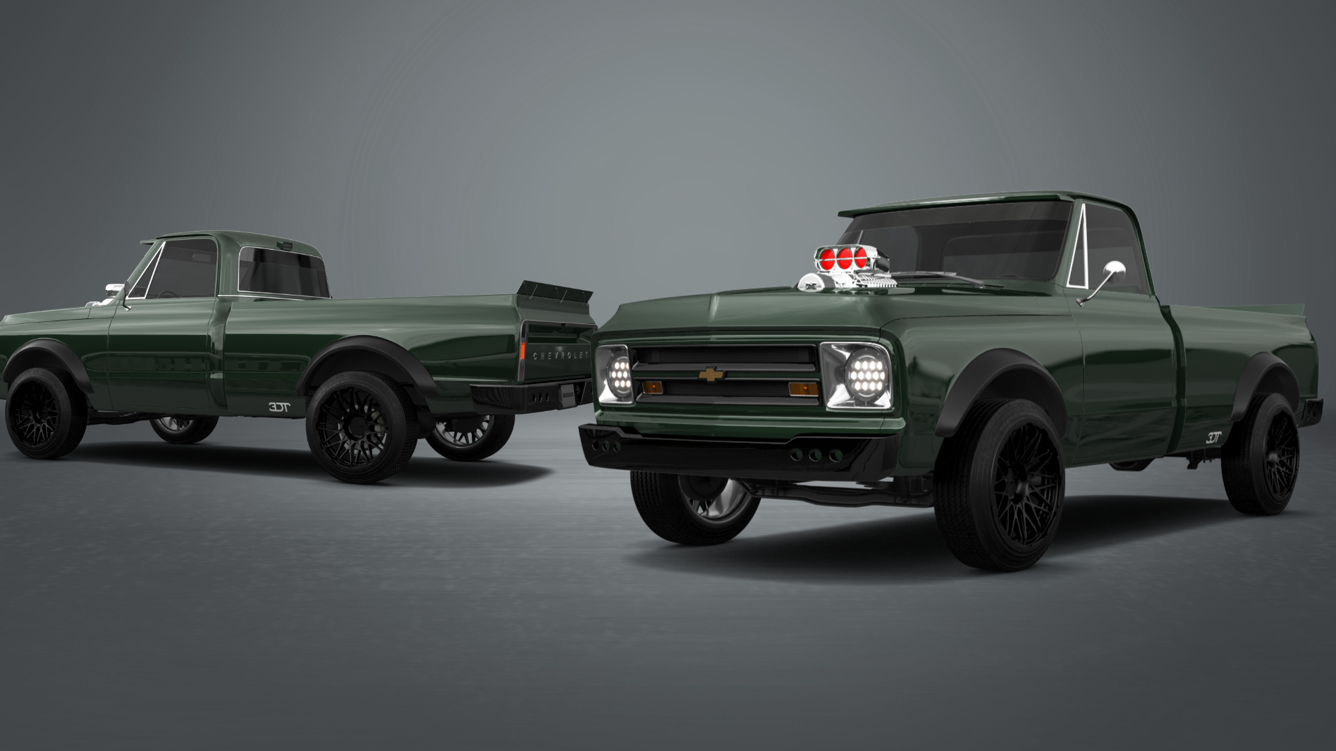 Chevrolet C-10 Cheyenne 2 Door pickup truck 1967 tuning