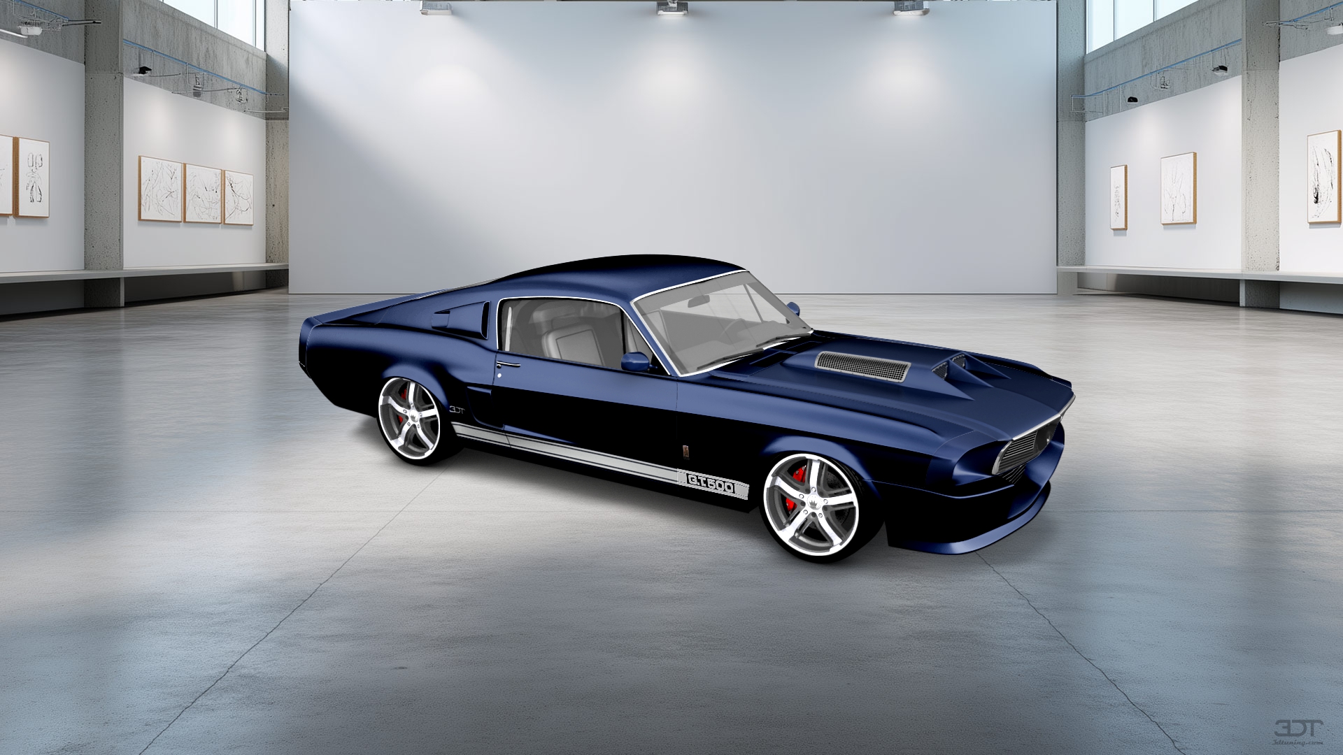 Mustang GT500 2 Door Coupe 1968 tuning