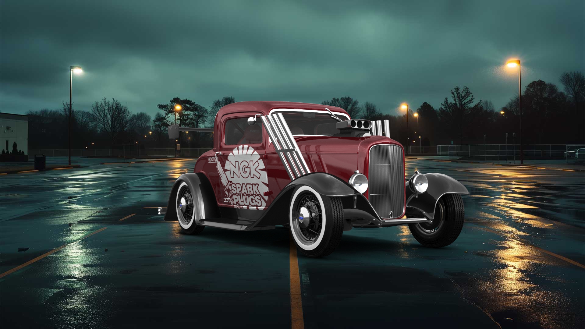 Ford Model B Deluxe 2 Door Coupe 1932