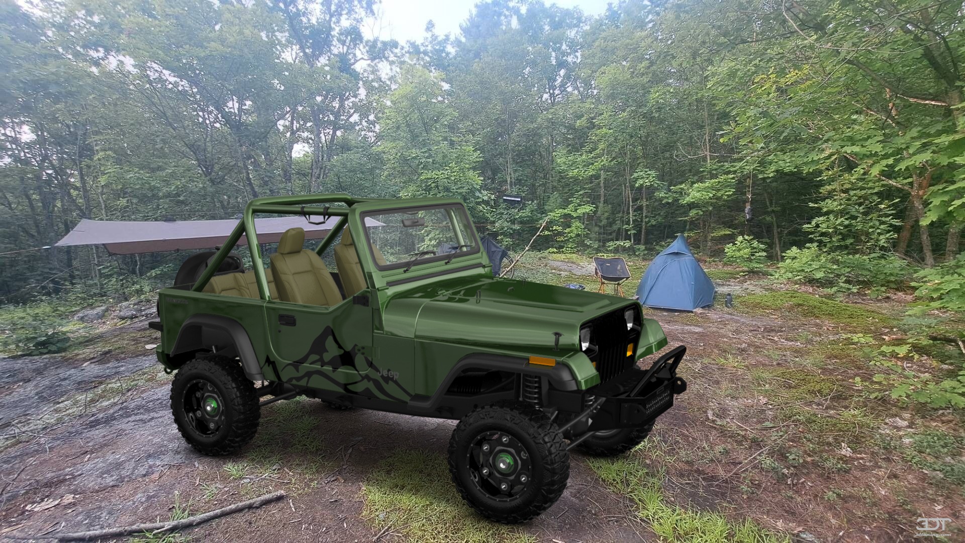 Jeep Wrangler YJ 2 Door SUV 1990