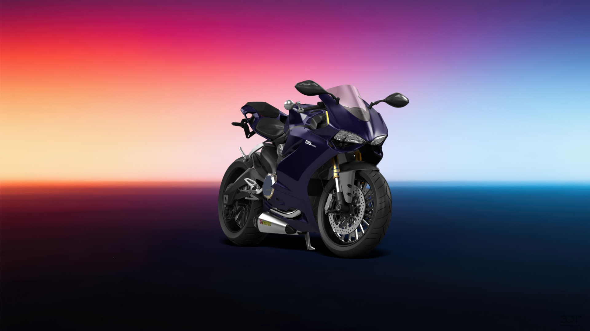 Ducati 899 Panigale Sport Bike 2015 tuning