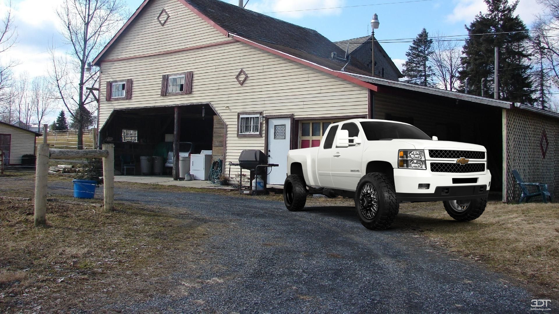 Chevrolet Silverado 2500 HD Extended Cab Pickup Truck 2007