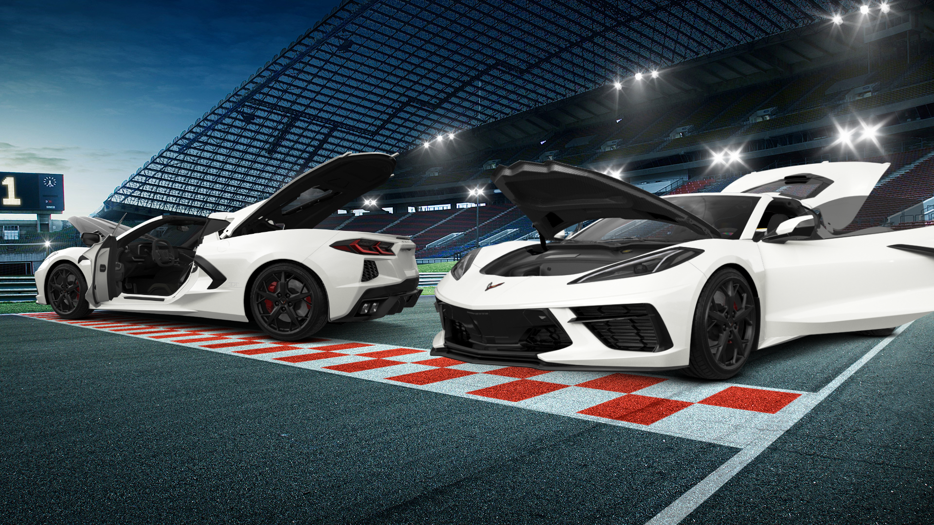 Chevrolet Corvette 2 door targa top 2020 tuning