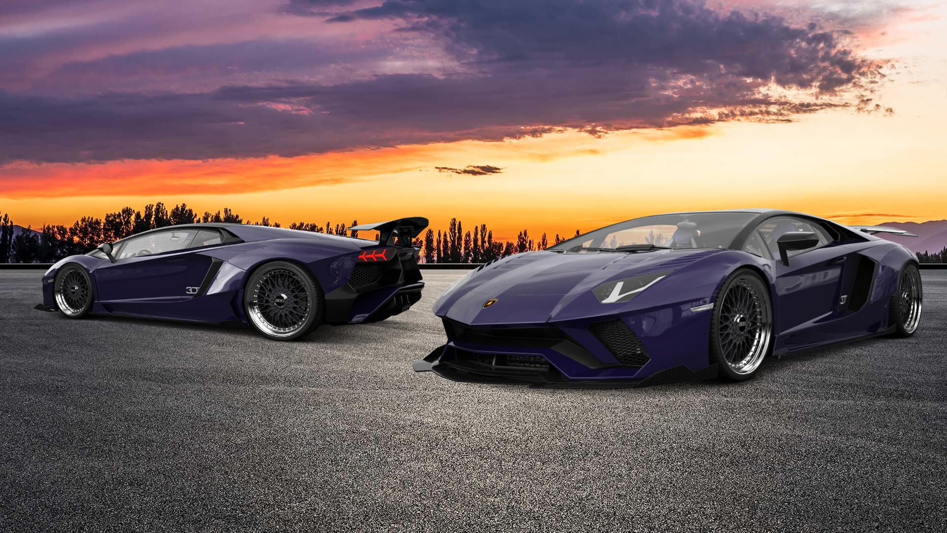 Lamborghini Aventador 2 Door Coupe 2012 tuning
