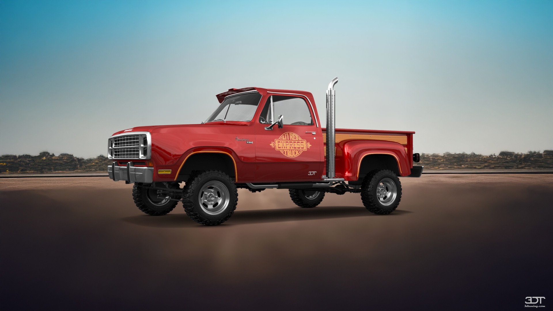 Dodge Lil Red Express 2 Door pickup truck 1979 tuning