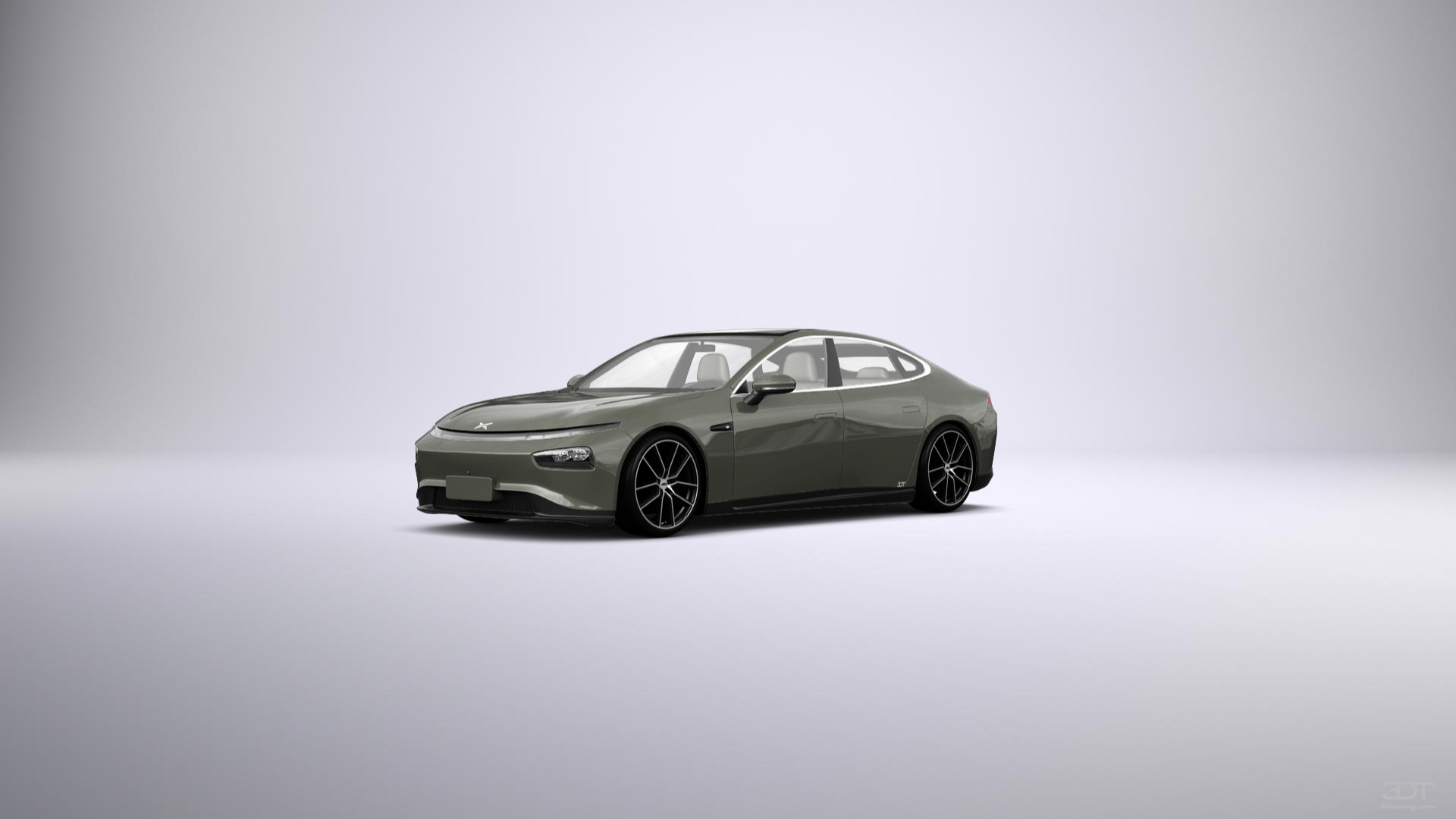 XPeng P7 4 door fastback saloon 2021 tuning