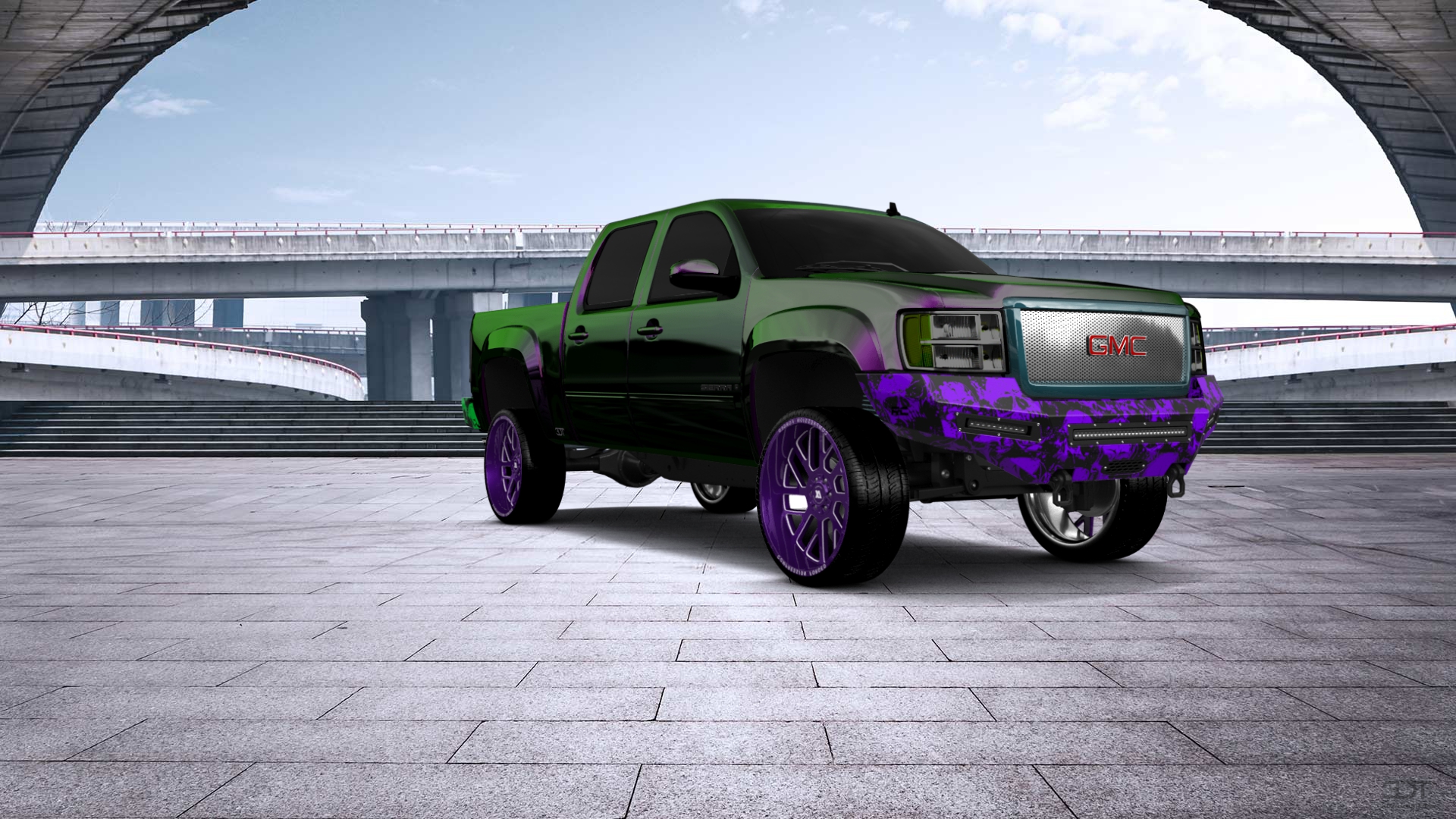 GMC Sierra 1500 Crew Cab 5.8 ft box 4 Door pickup truck 2007