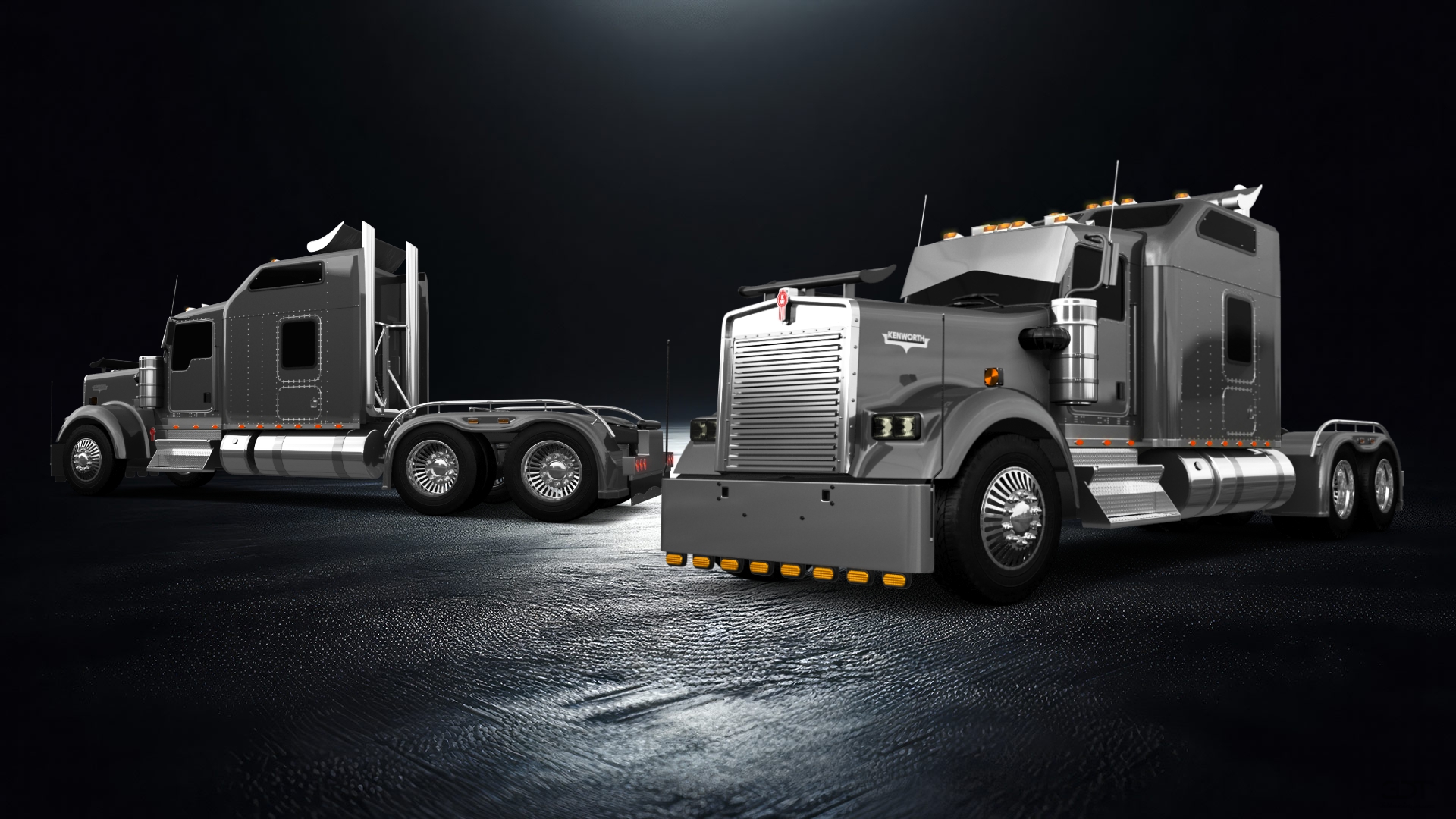 Kenworth W900 Sleeper Cab Truck 2015
