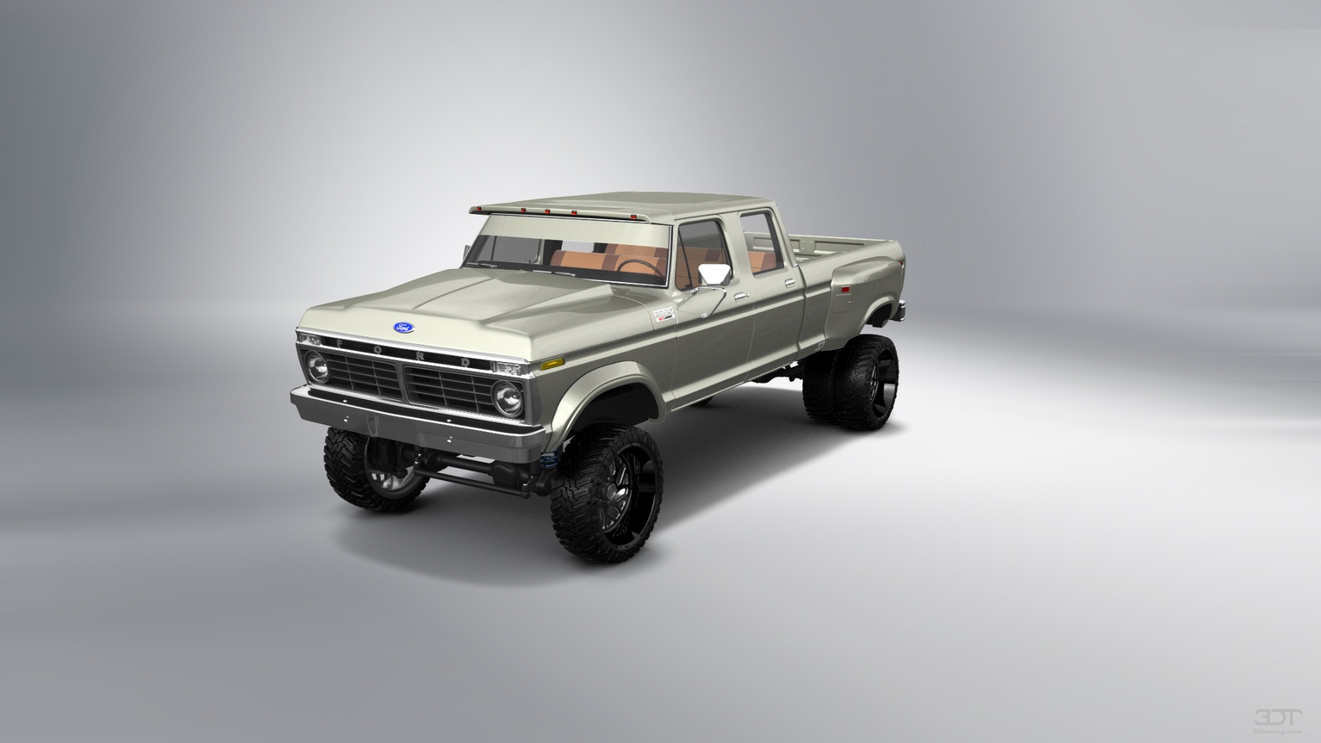 Ford F-350 Dually 4 Door pickup truck 1973