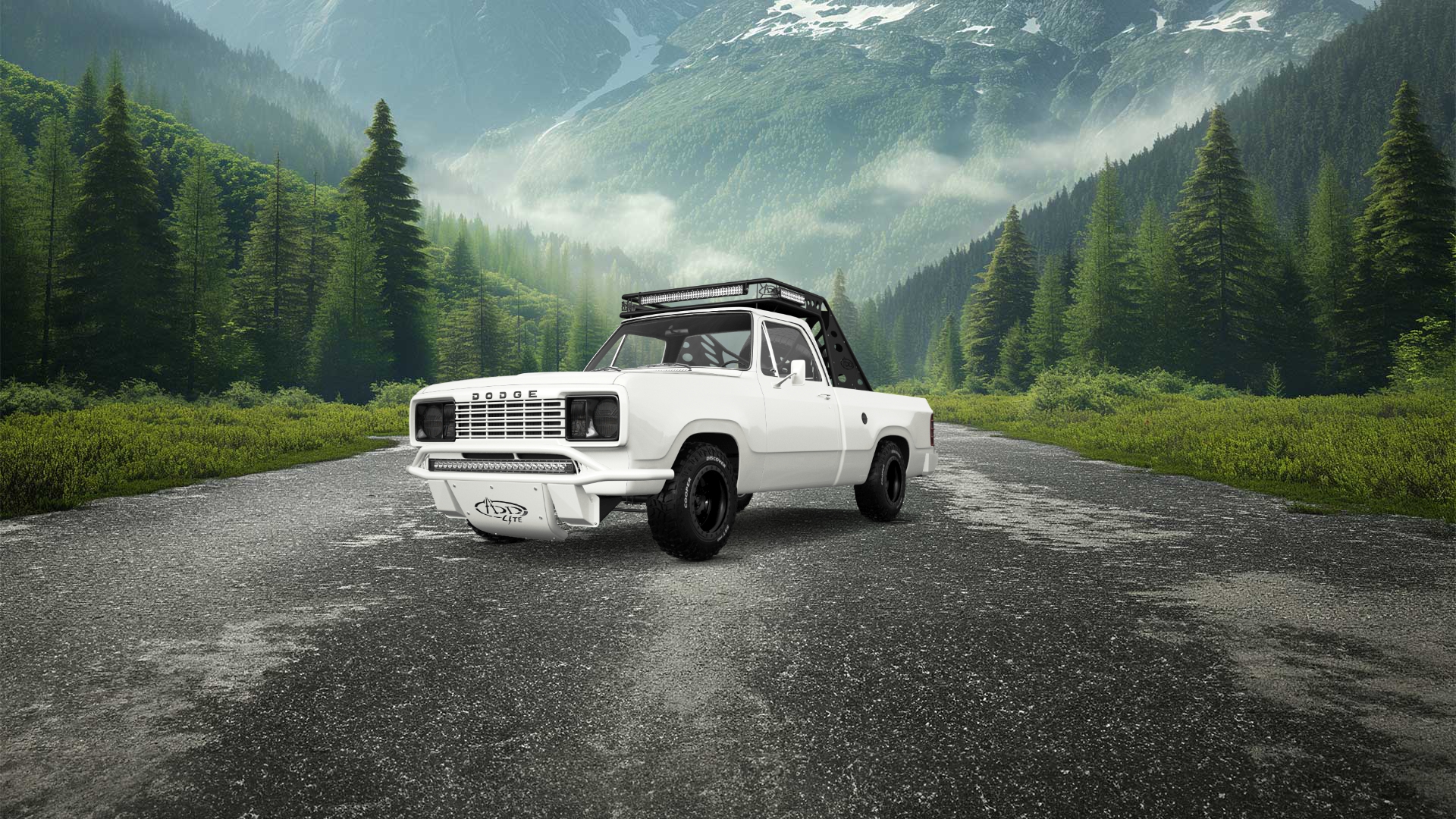 Dodge Power Wagon W200 2 Door pickup truck 1977 tuning