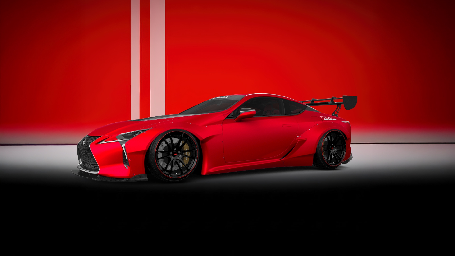 Lexus LC500 2 door fastback coupe 2017 tuning