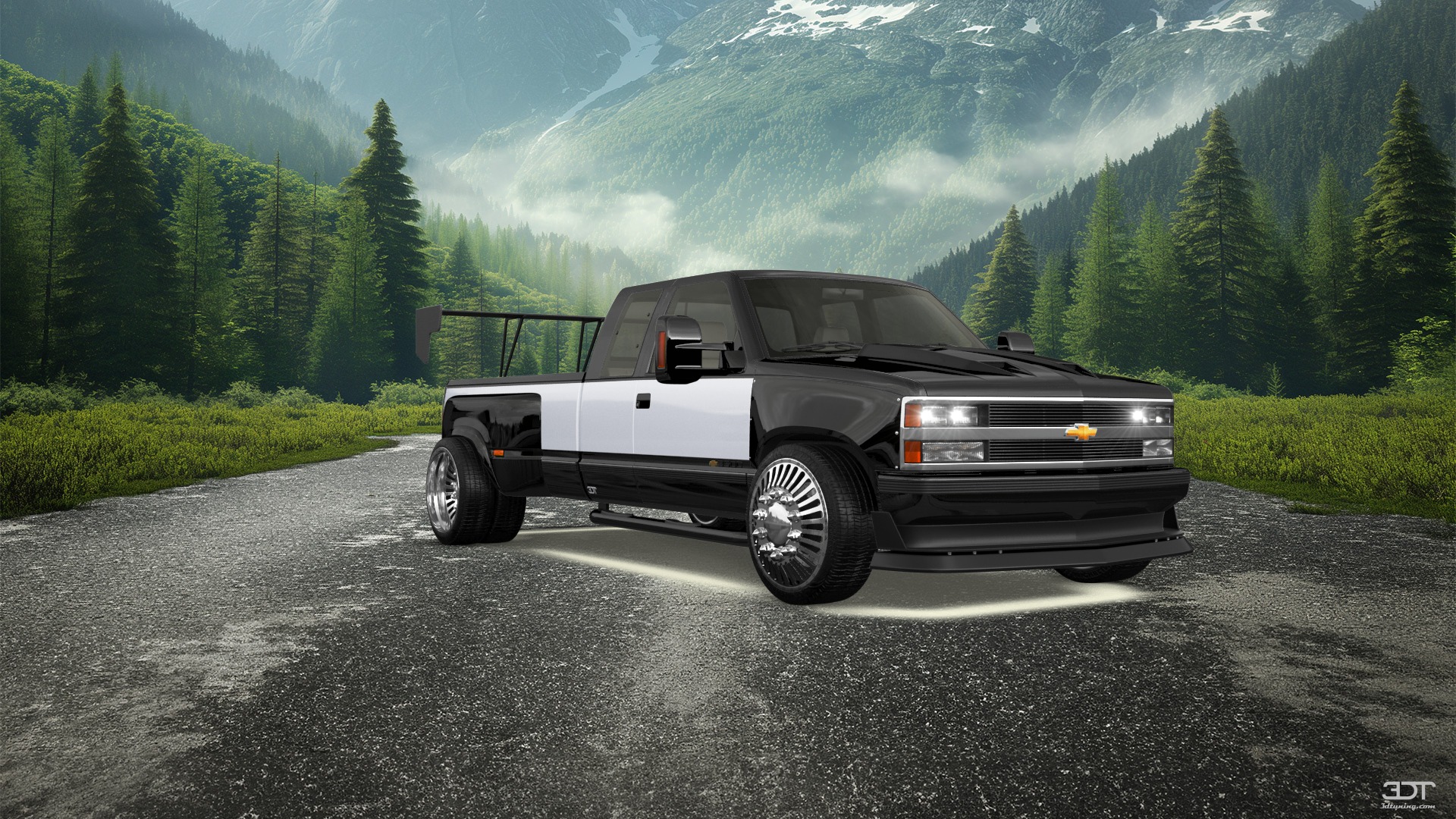 Chevrolet K3500 Extended Cab Pickup Truck 1988