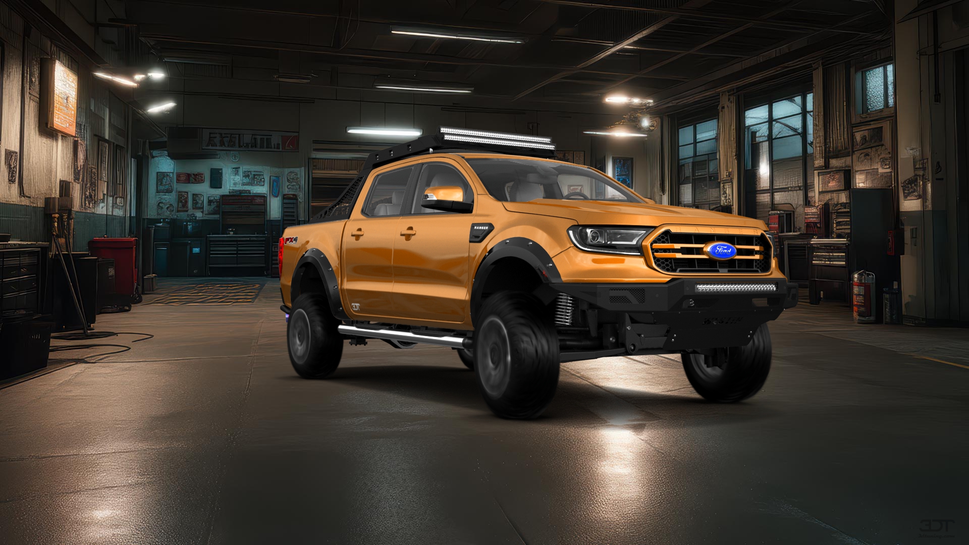 Ford Ranger 4 Door pickup truck 2019 tuning