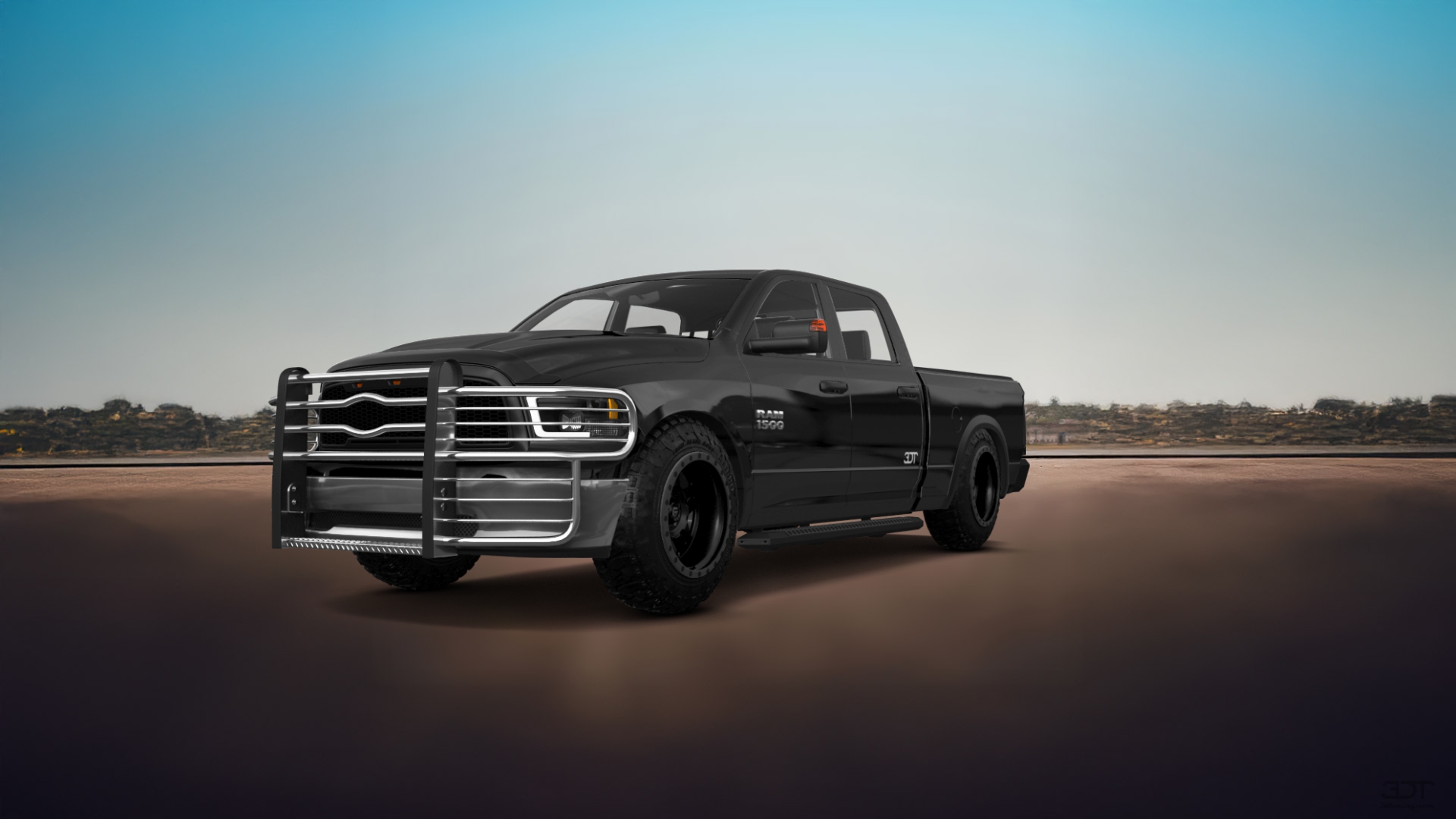 Dodge Ram 1500 Crew Cab 6.4 ft box 4 Door pickup truck 2009 tuning