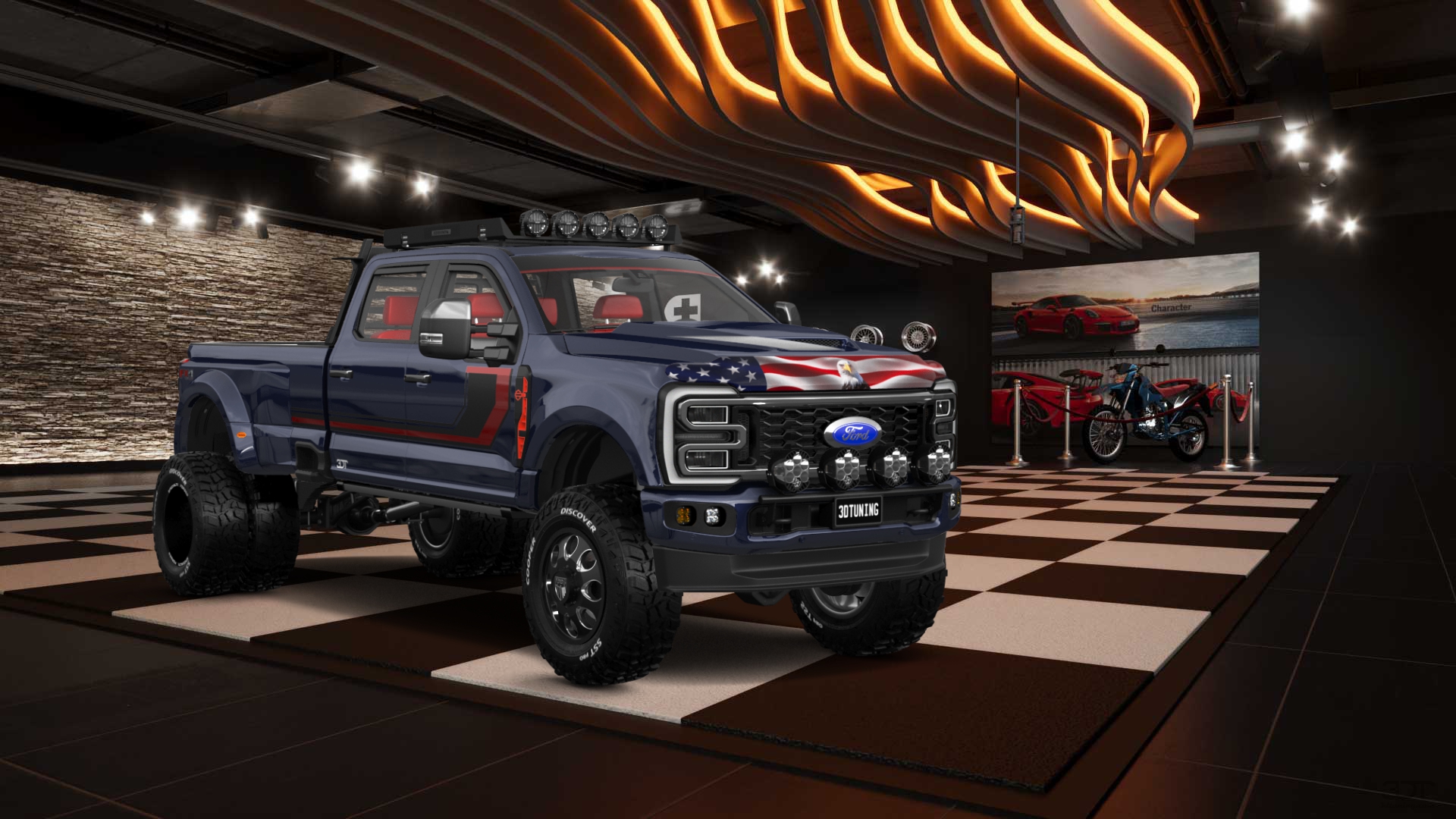 Ford F-350 DRW Crew Cab 4 Door pickup truck 2023 tuning