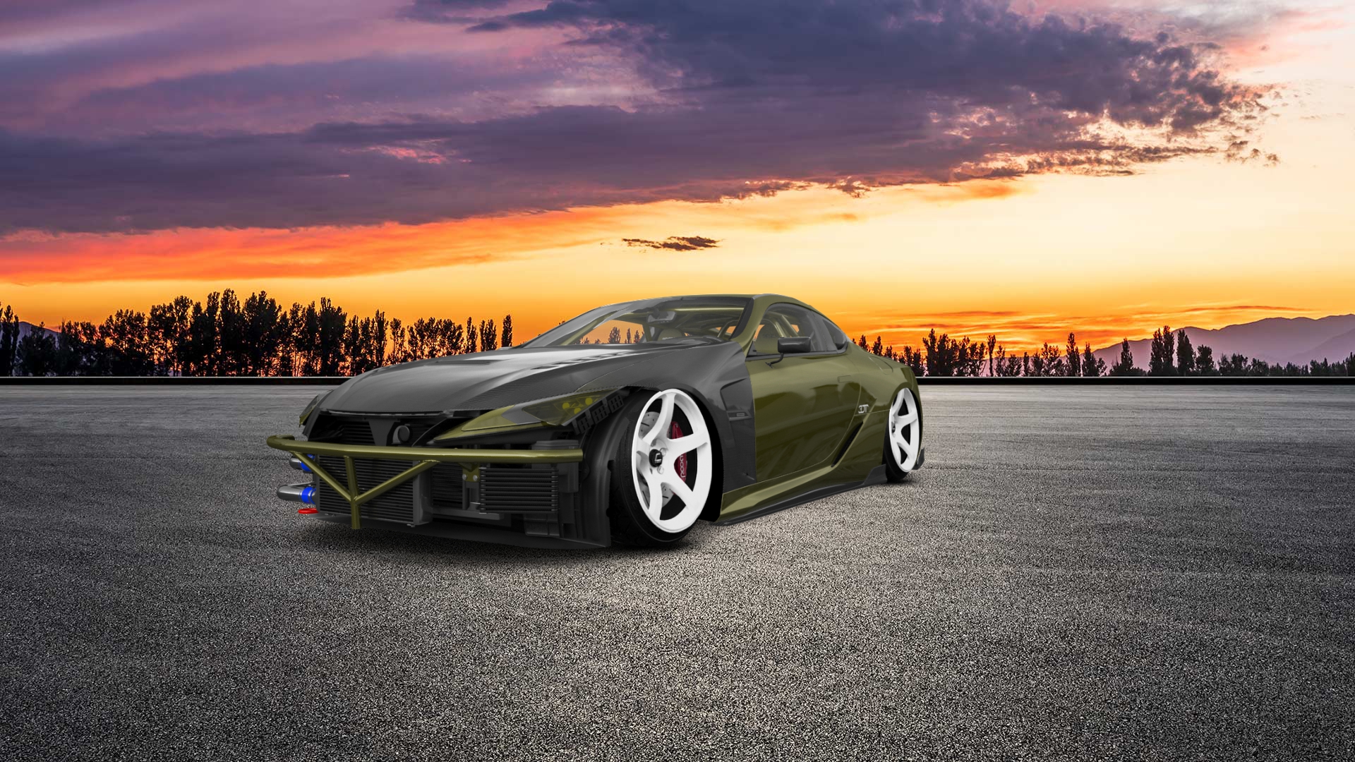 Lexus LC500 2 door fastback coupe 2017