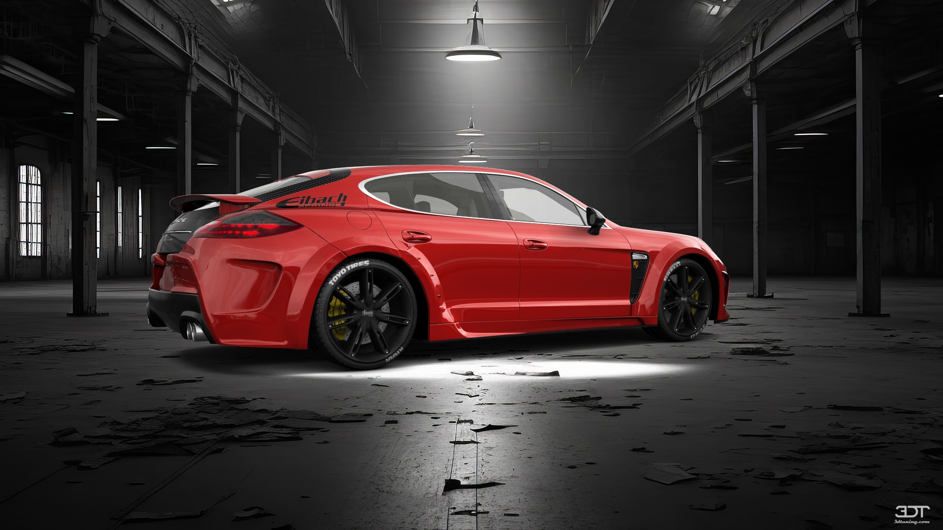 Porsche Panamera 4 door fastback saloon 2011
