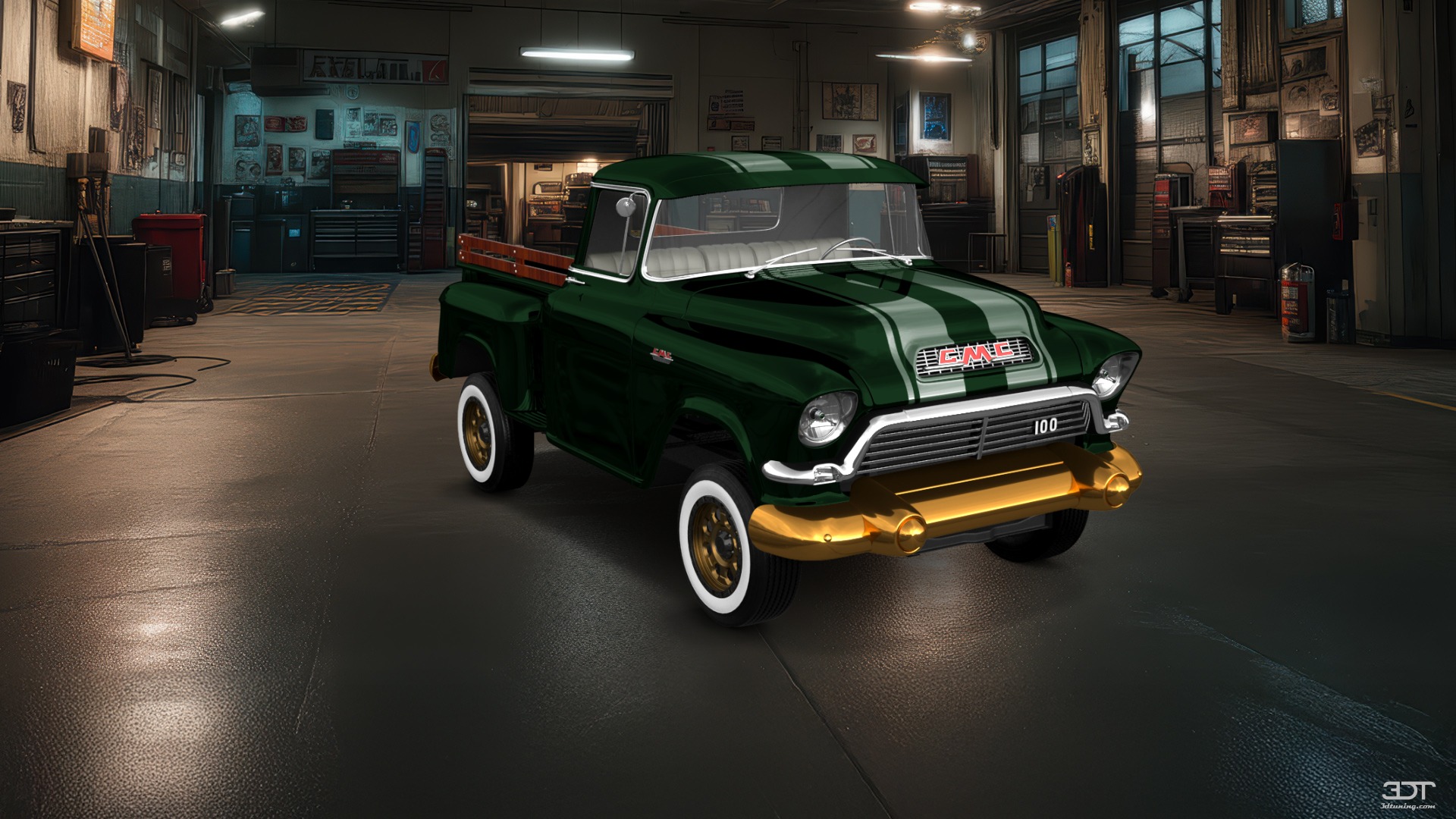 GMC 100 Stepside 2 Door pickup truck 1957 tuning