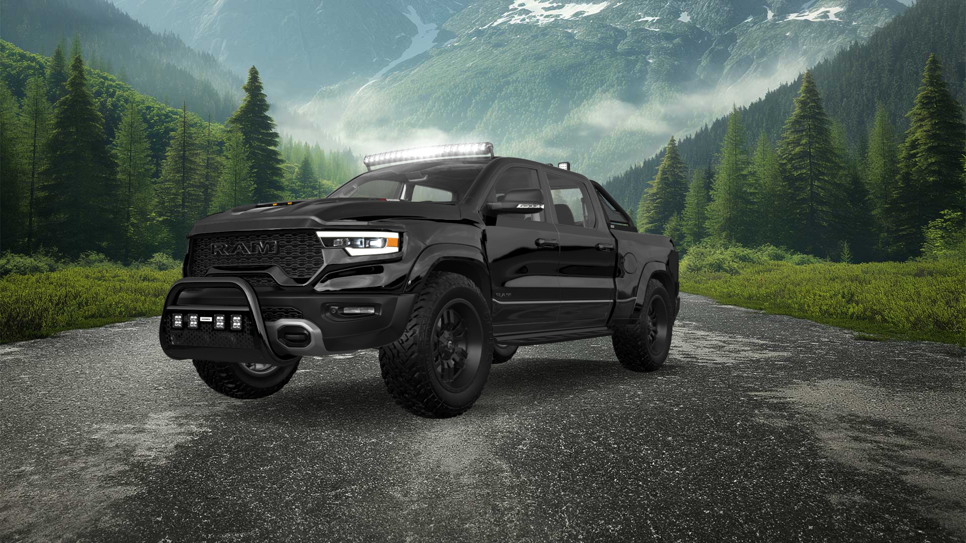 Dodge Ram 1500 TRX 4 Door pickup truck 2021 tuning