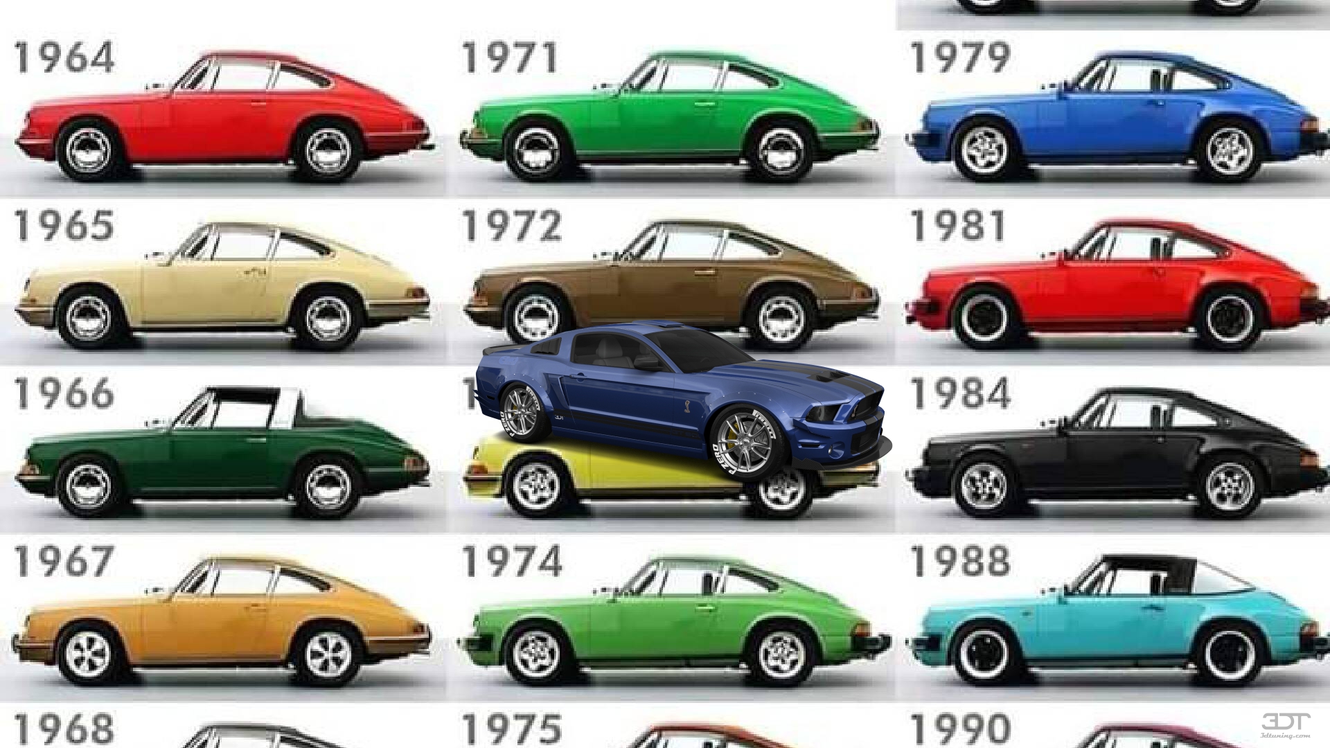 Ford Mustang GT500 challenge 2 Door Coupe 4013 Bilder