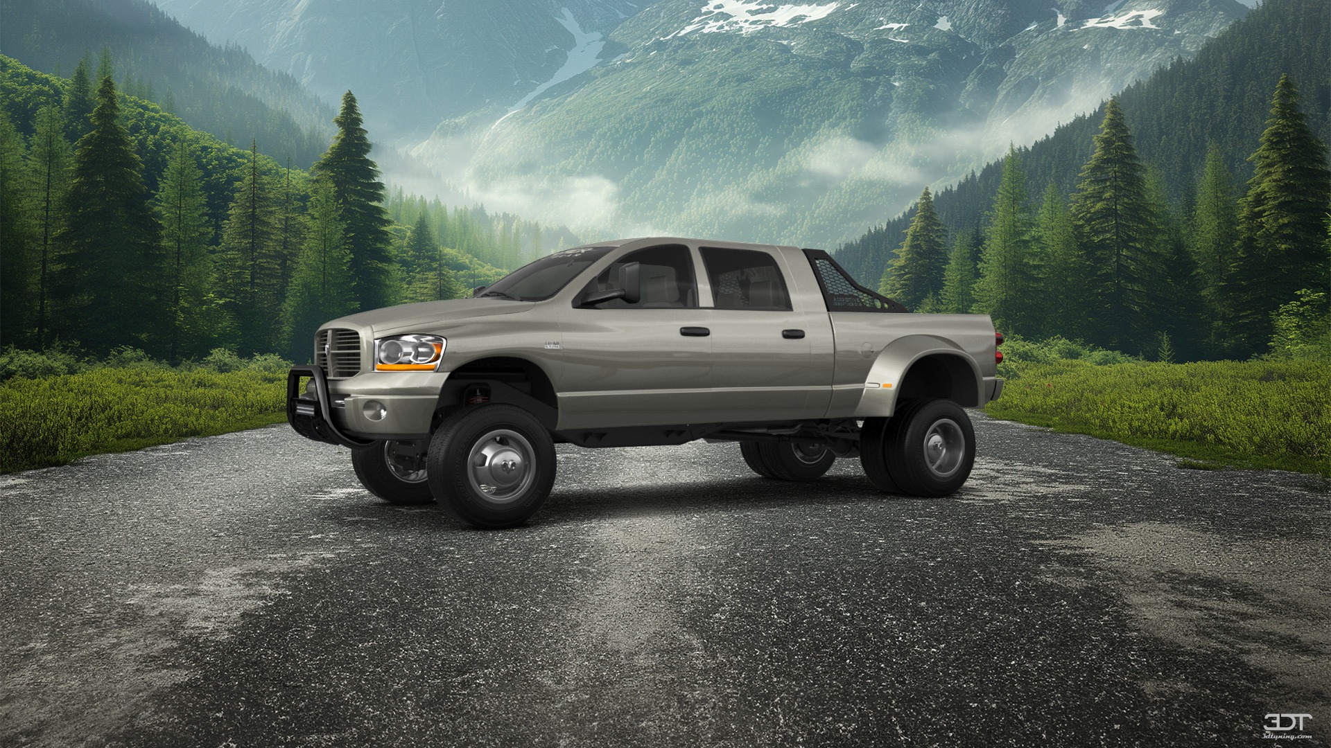 Dodge Ram 3500 Dually 4 Door pickup truck 2007