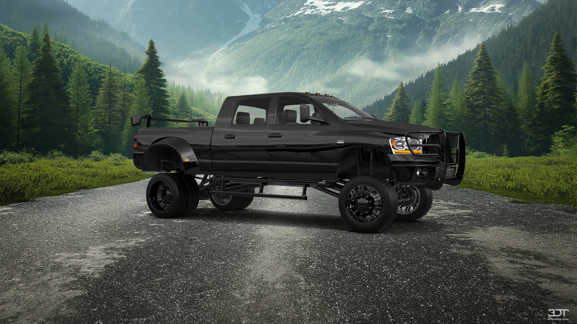 Dodge Ram 3500 Dually 4 Door pickup truck 2007