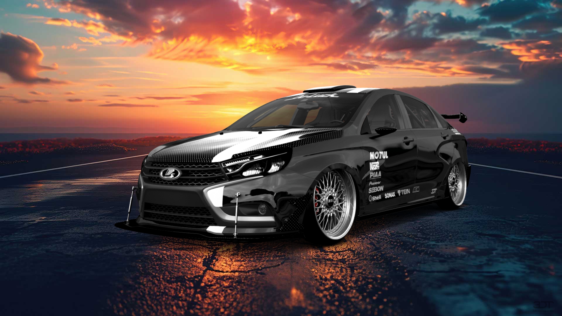 Lada Vesta 4 Door Saloon 2016 tuning