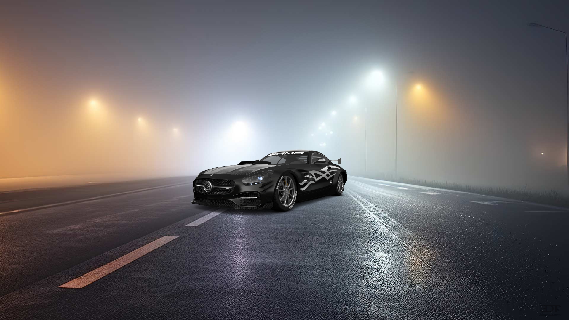 Mercedes AMG GT 2 door fastback coupe 2016