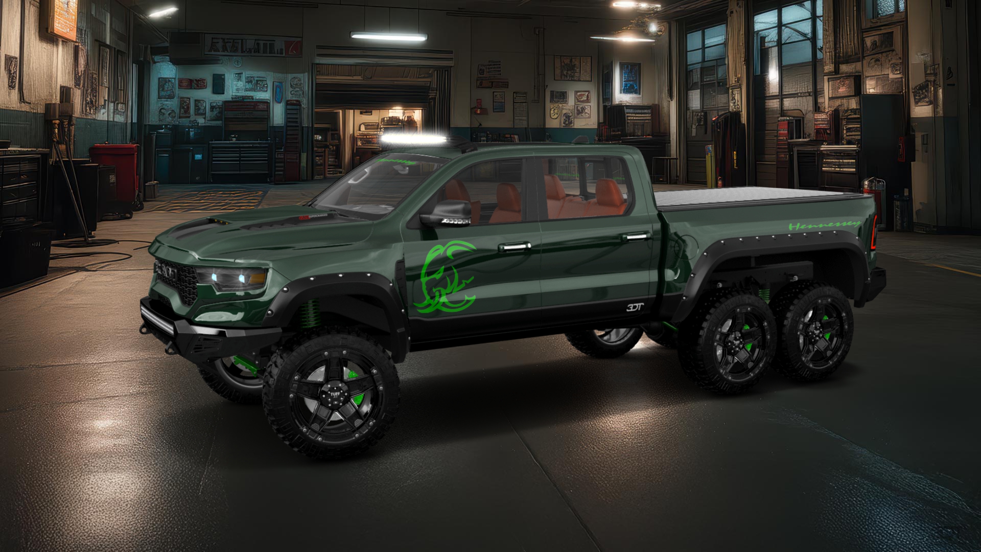 Dodge Ram Hennessey Mammoth 6X6 Truck 2021 tuning