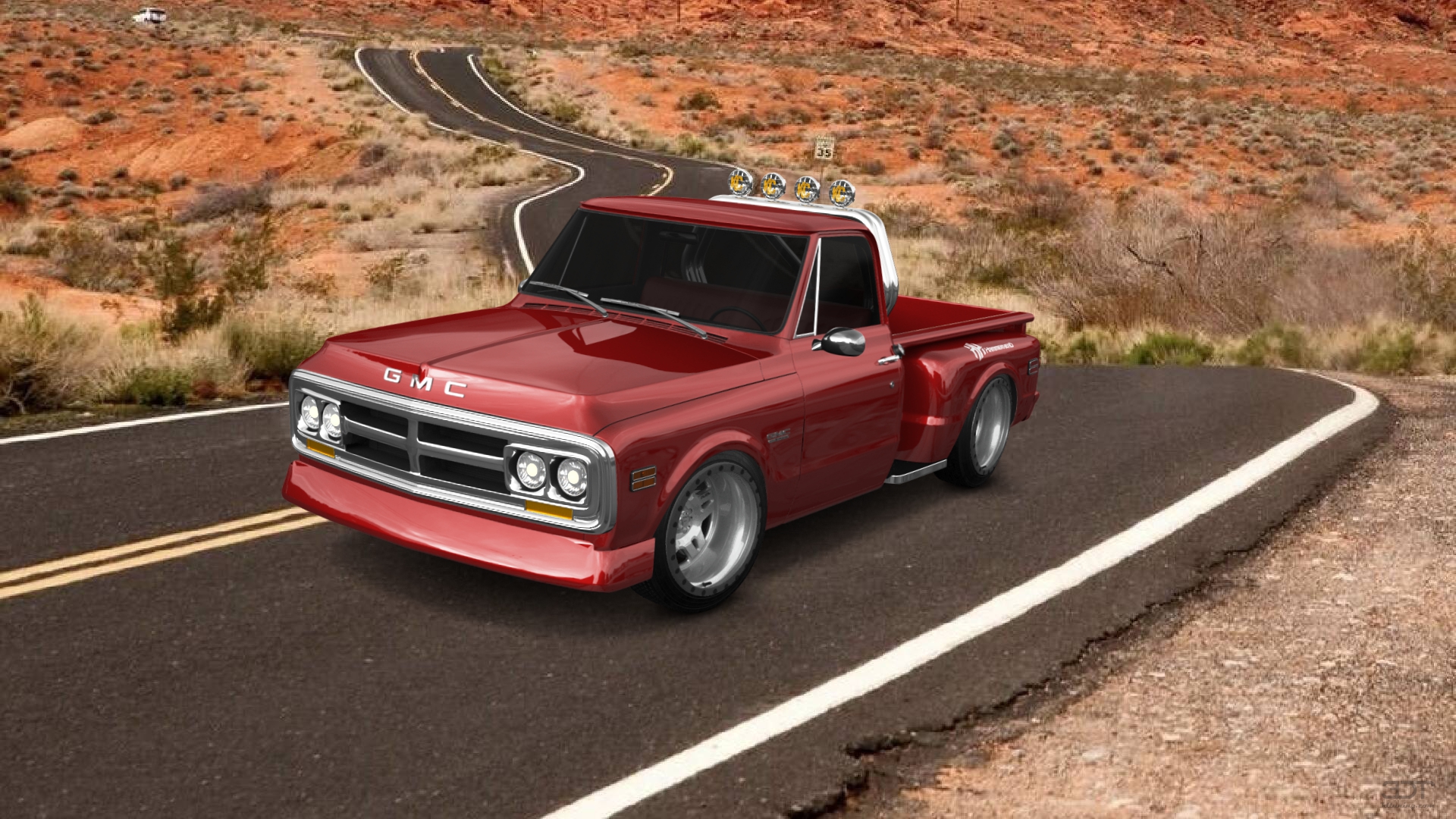 GMC K1500 2 Door pickup truck 1971 Images