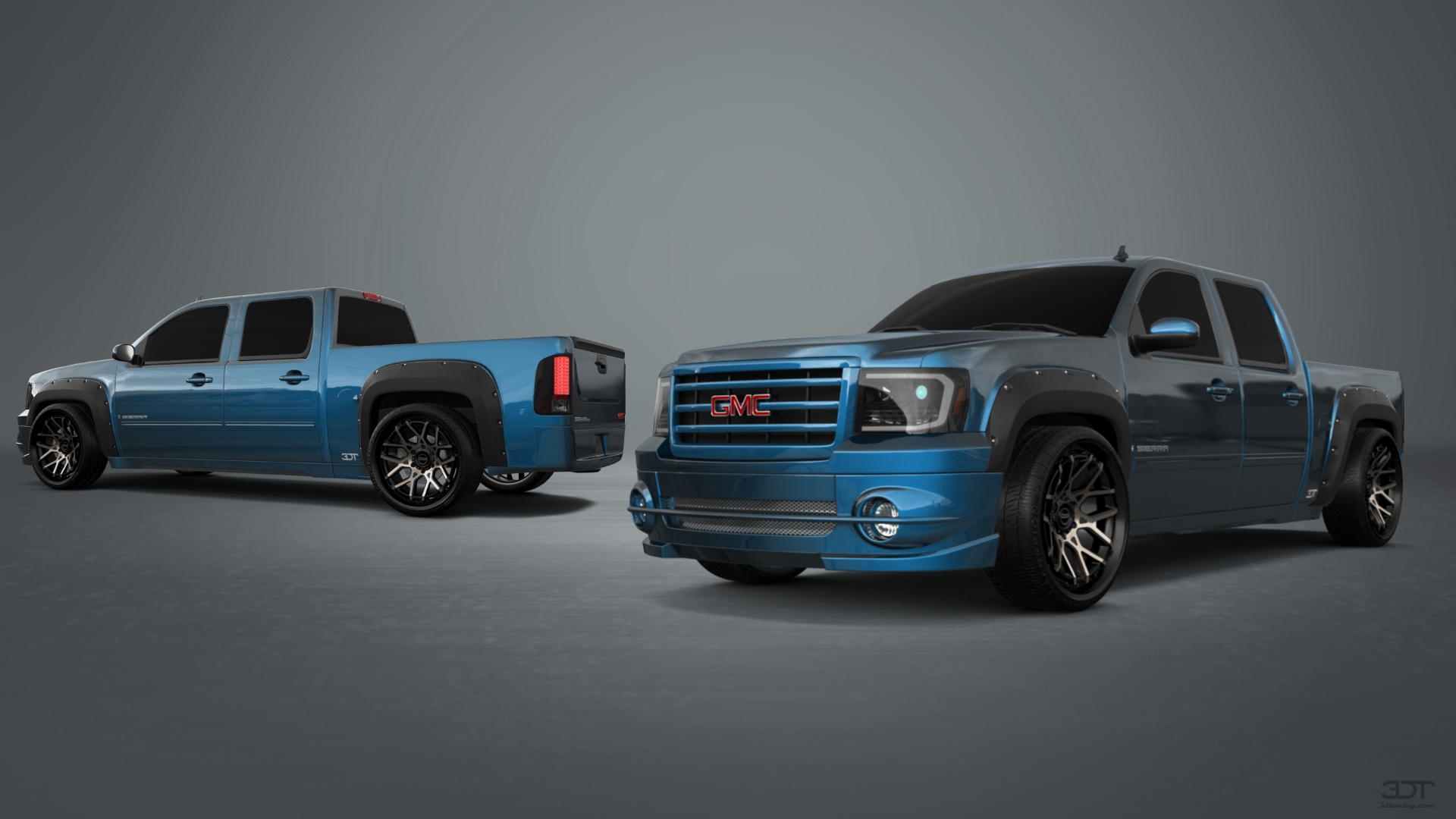 GMC Sierra 1500 Crew Cab 5.8 ft box 4 Door pickup truck 2007 tuning