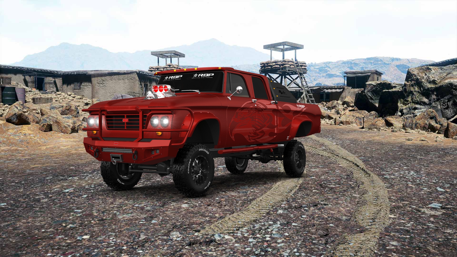 Dodge Power Wagon 4 Door pickup truck 1964 tuning