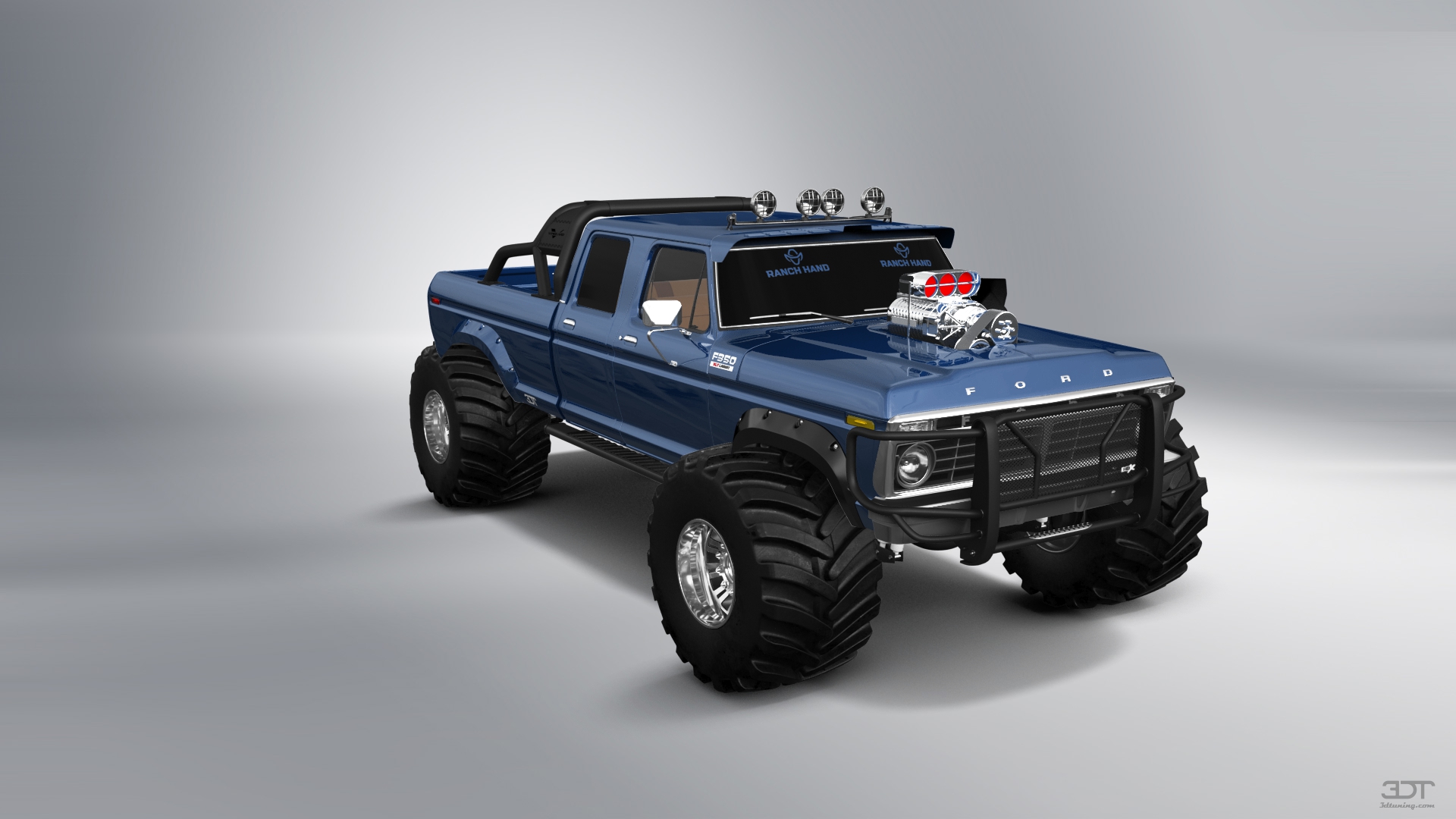 Ford F-350 Dually 4 Door pickup truck 1973