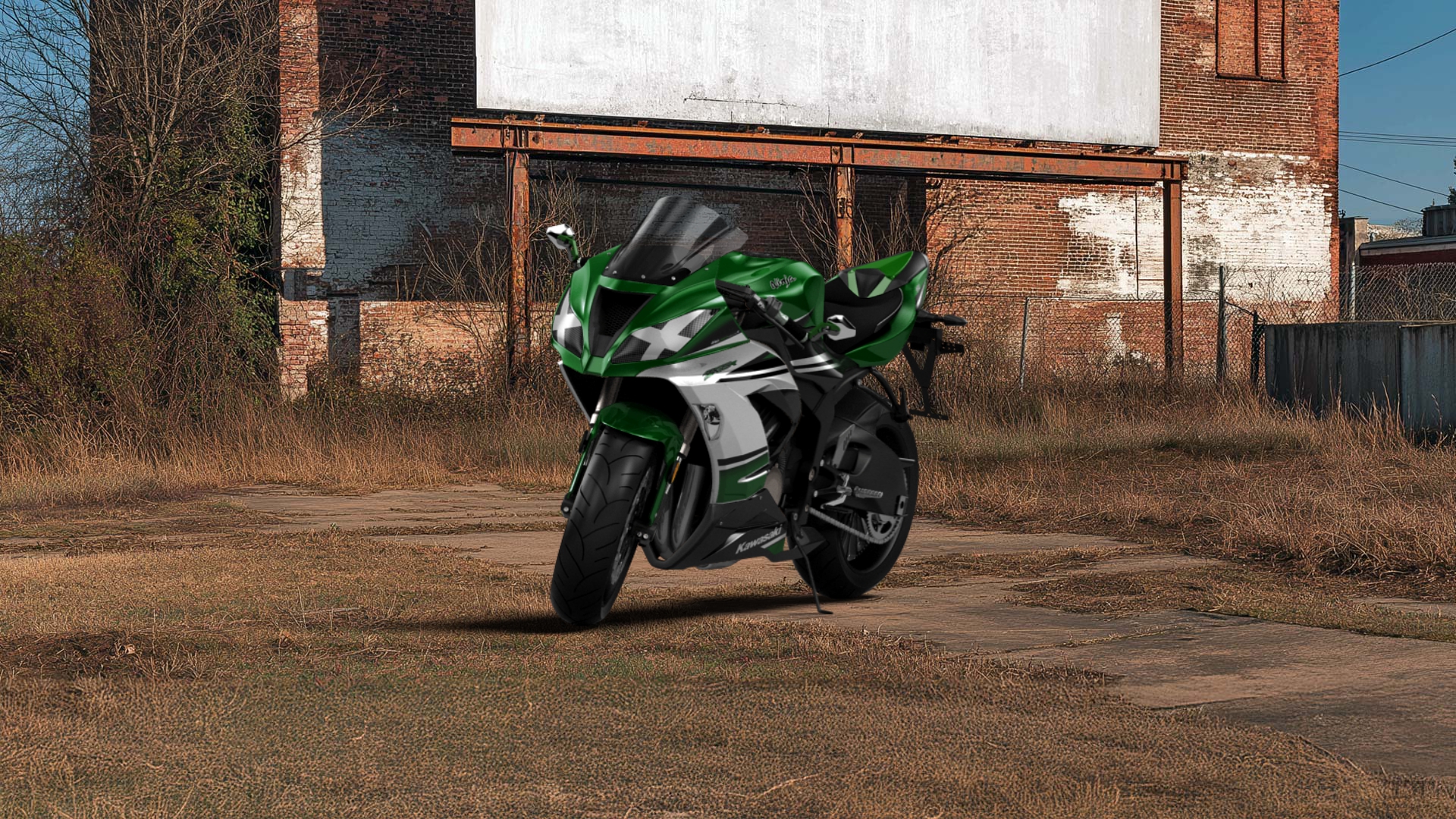 Kawasaki Ninja ZX 6R Sport Bike 2015 tuning