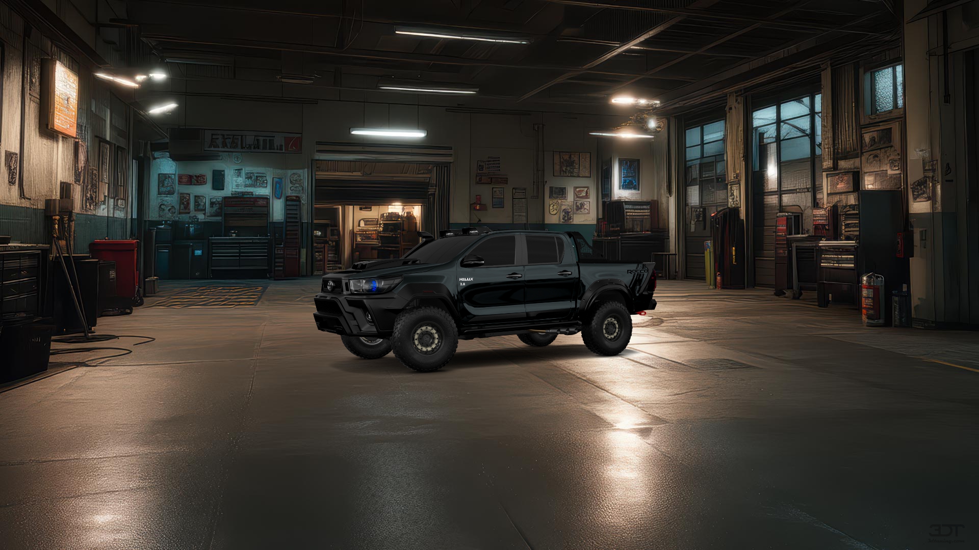 Toyota Hilux Double Cab 4 Door pickup truck 2015 tuning