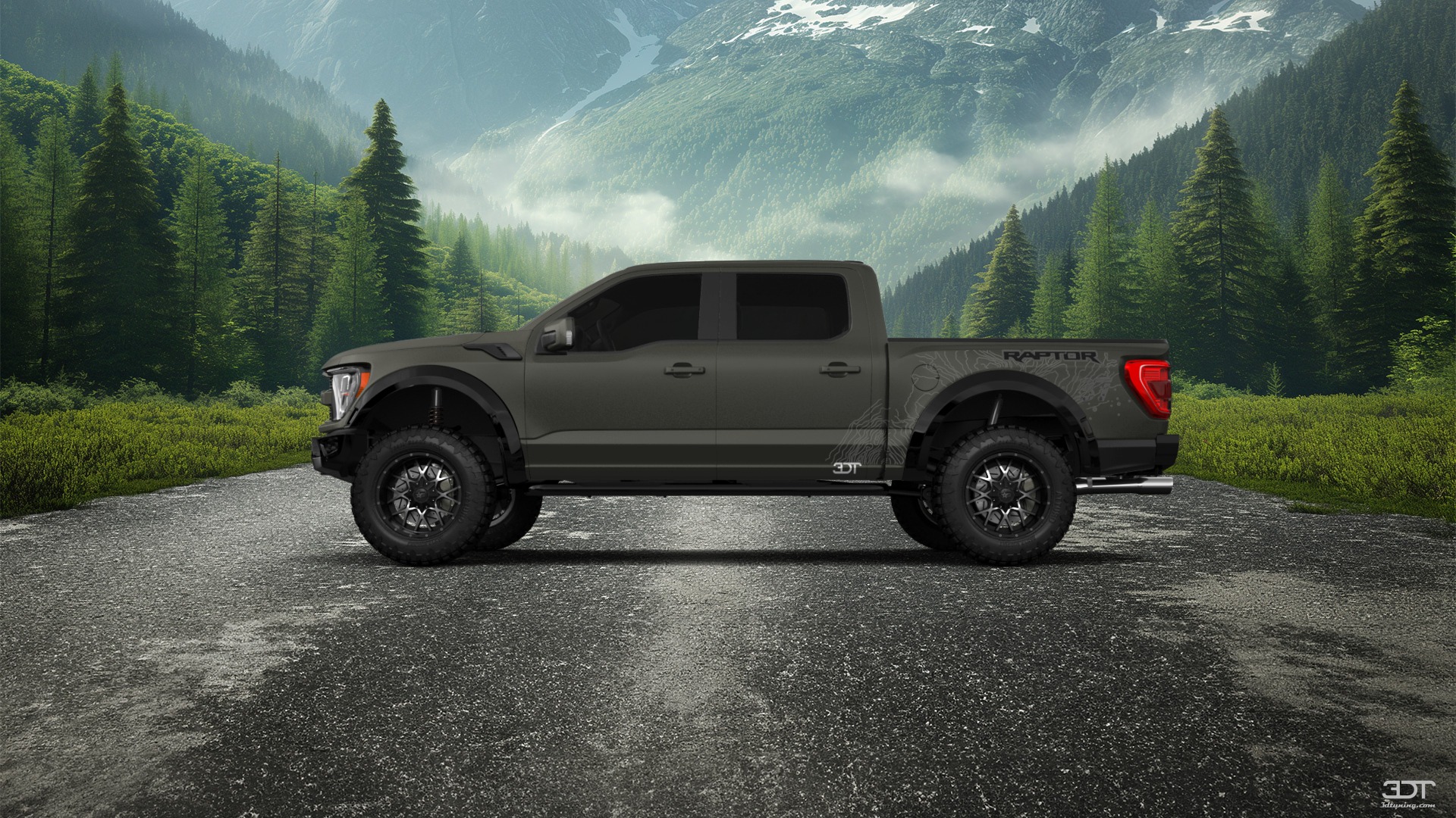 Ford F-150 Raptor 4 Door pickup truck 2021