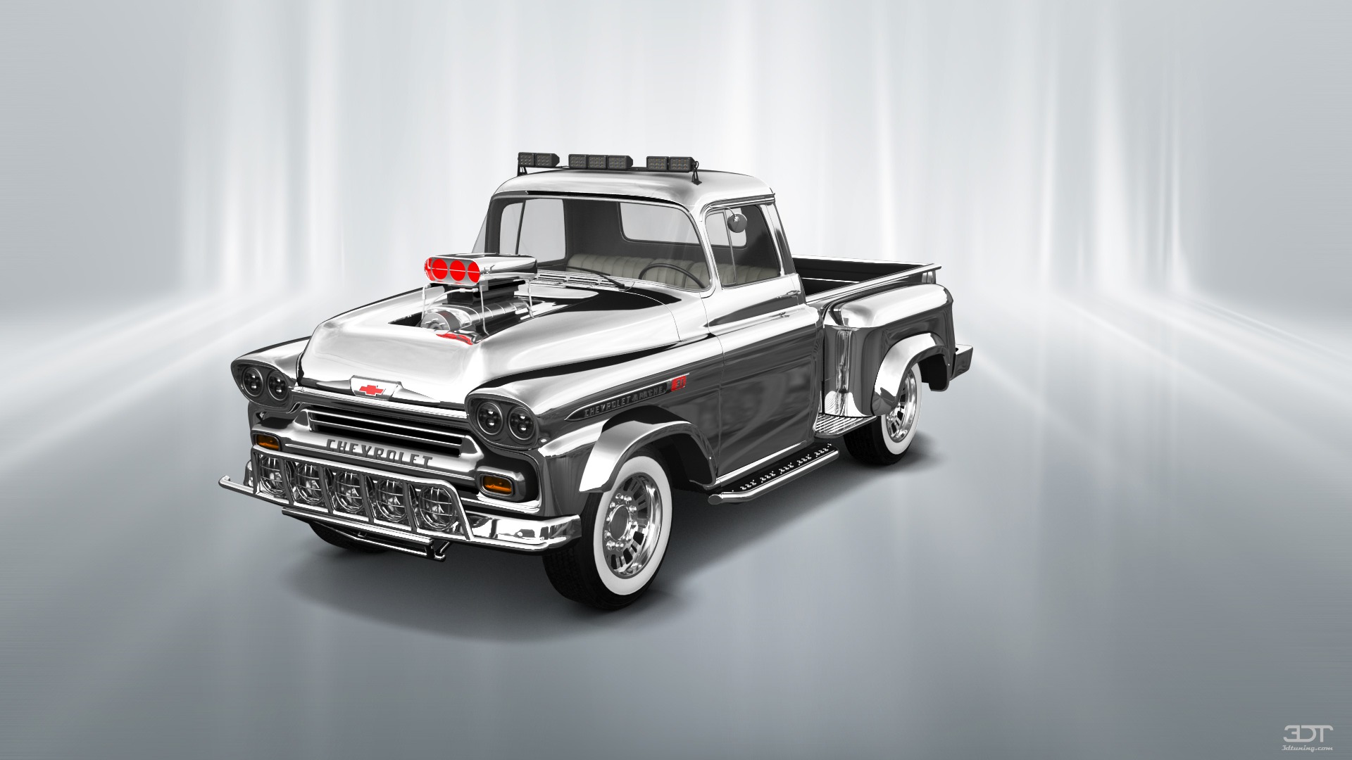 Chevrolet Apache Stepside 2 Door pickup truck 1959 tuning