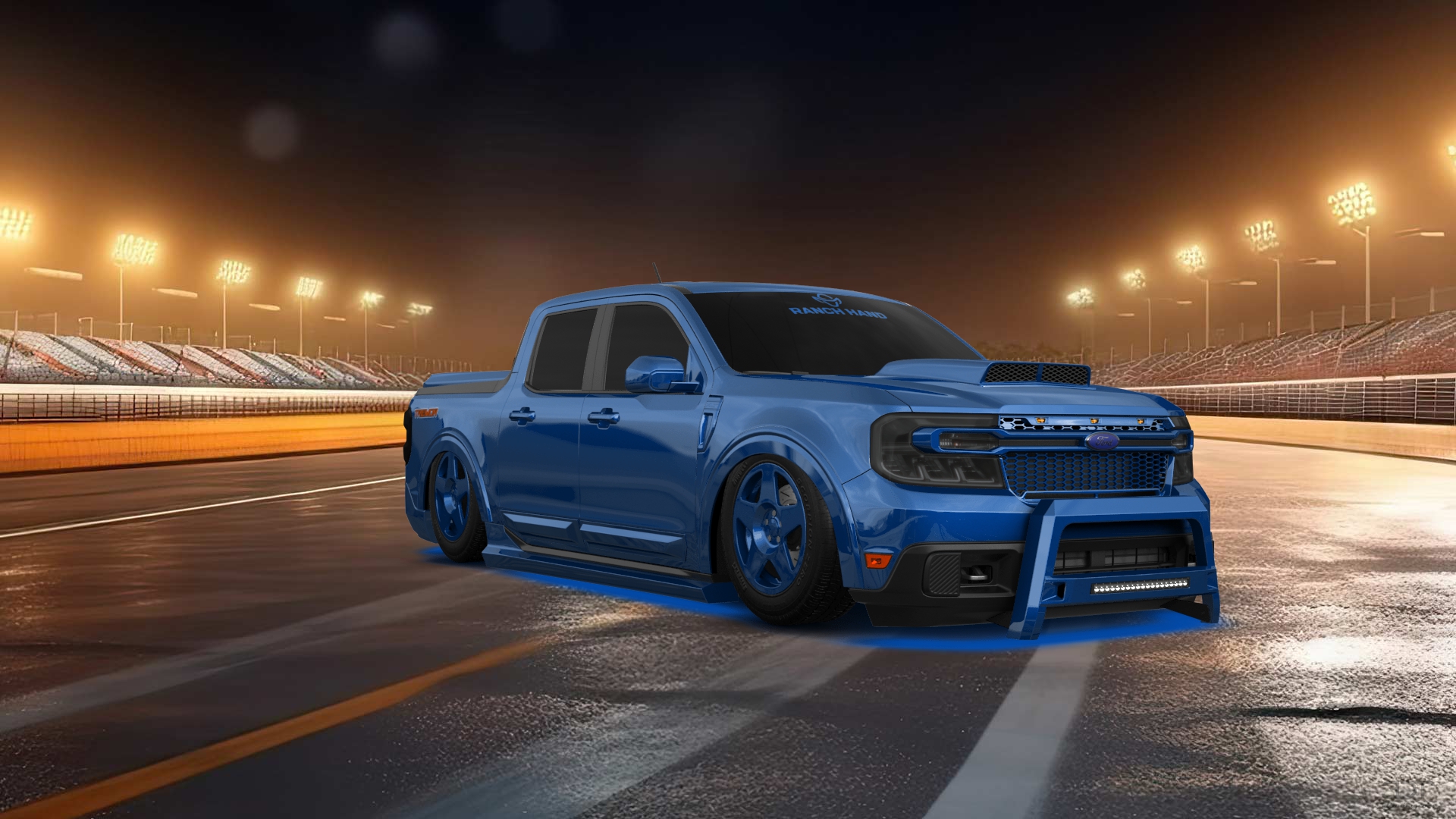 Ford Maverick 4 Door pickup truck 2022 tuning