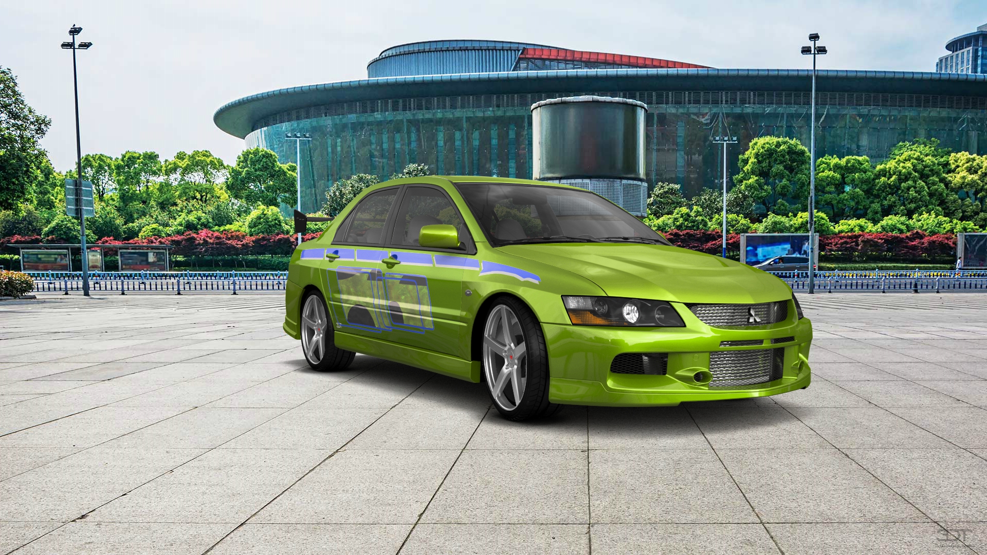 Mitsubishi Lancer Evo IX 4 Door Saloon 2005 tuning