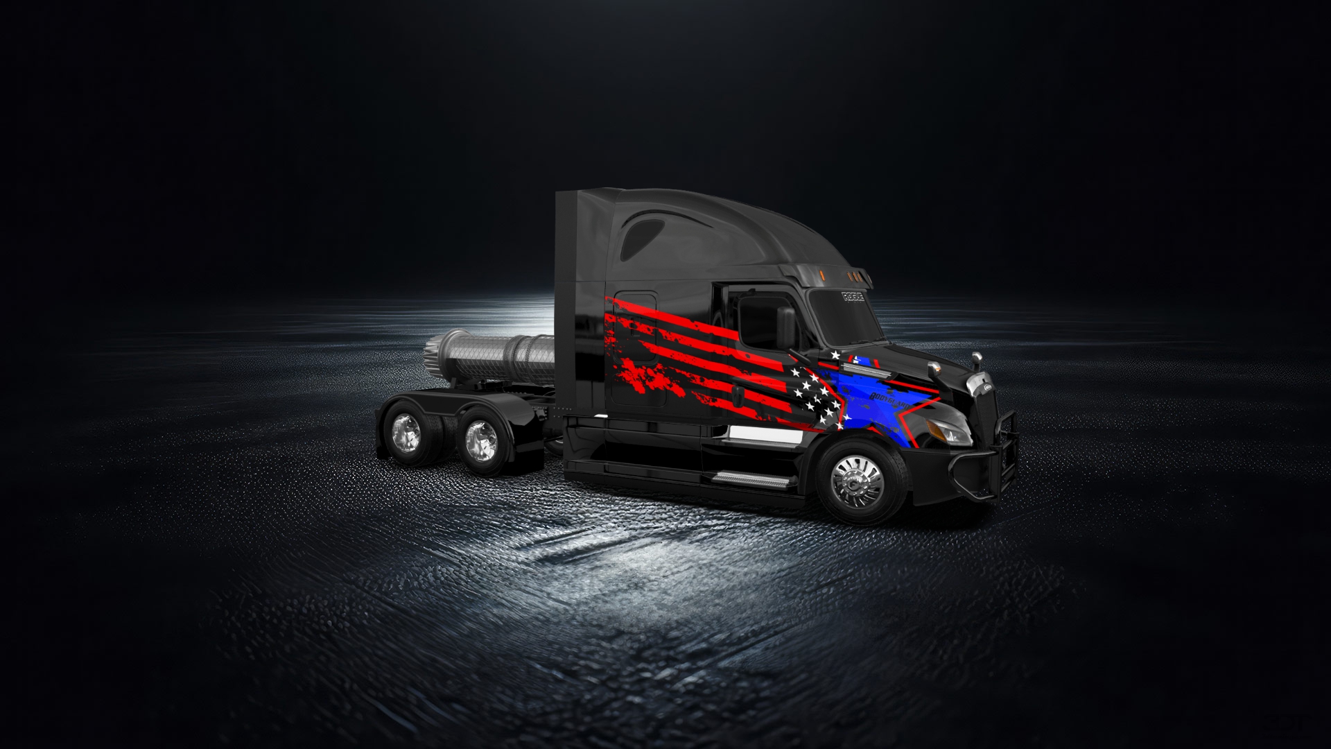 Freightliner Cascadia Sleeper Cab Truck 2018 tuning