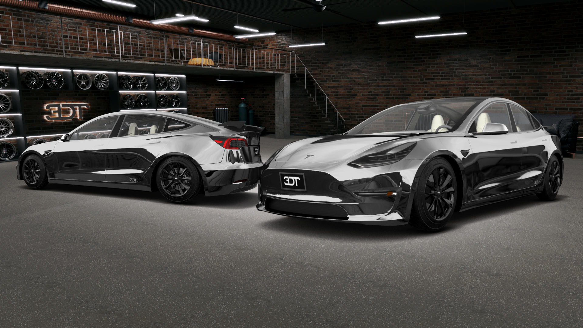 Tesla Model 3 4 Door Saloon 2017 tuning