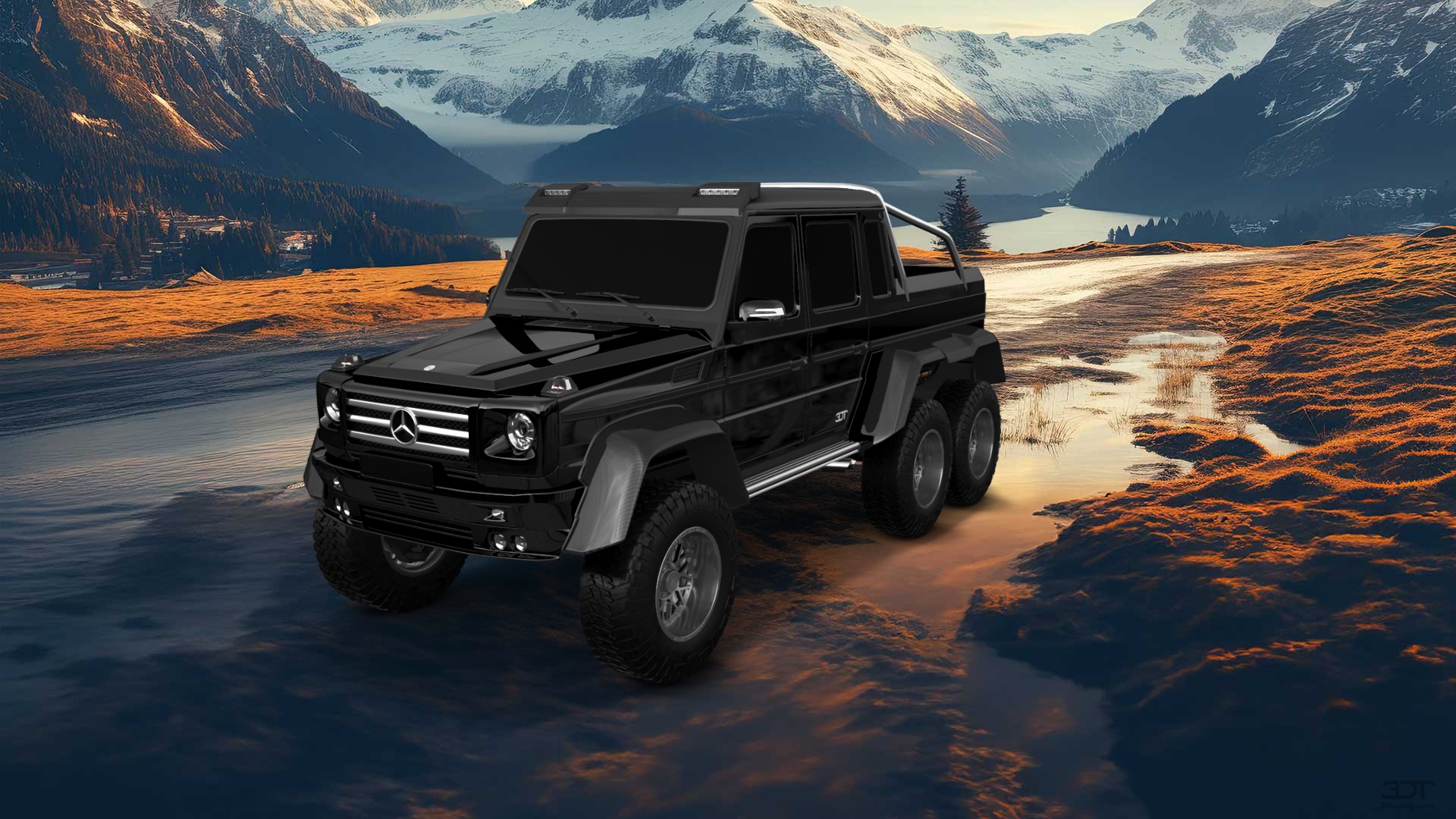 Mercedes G 63 AMG 6x6 4 Door pickup truck 2013