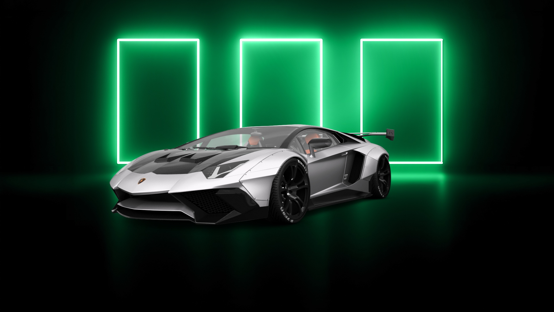 Lamborghini Aventador 2 Door Coupe 2012 tuning