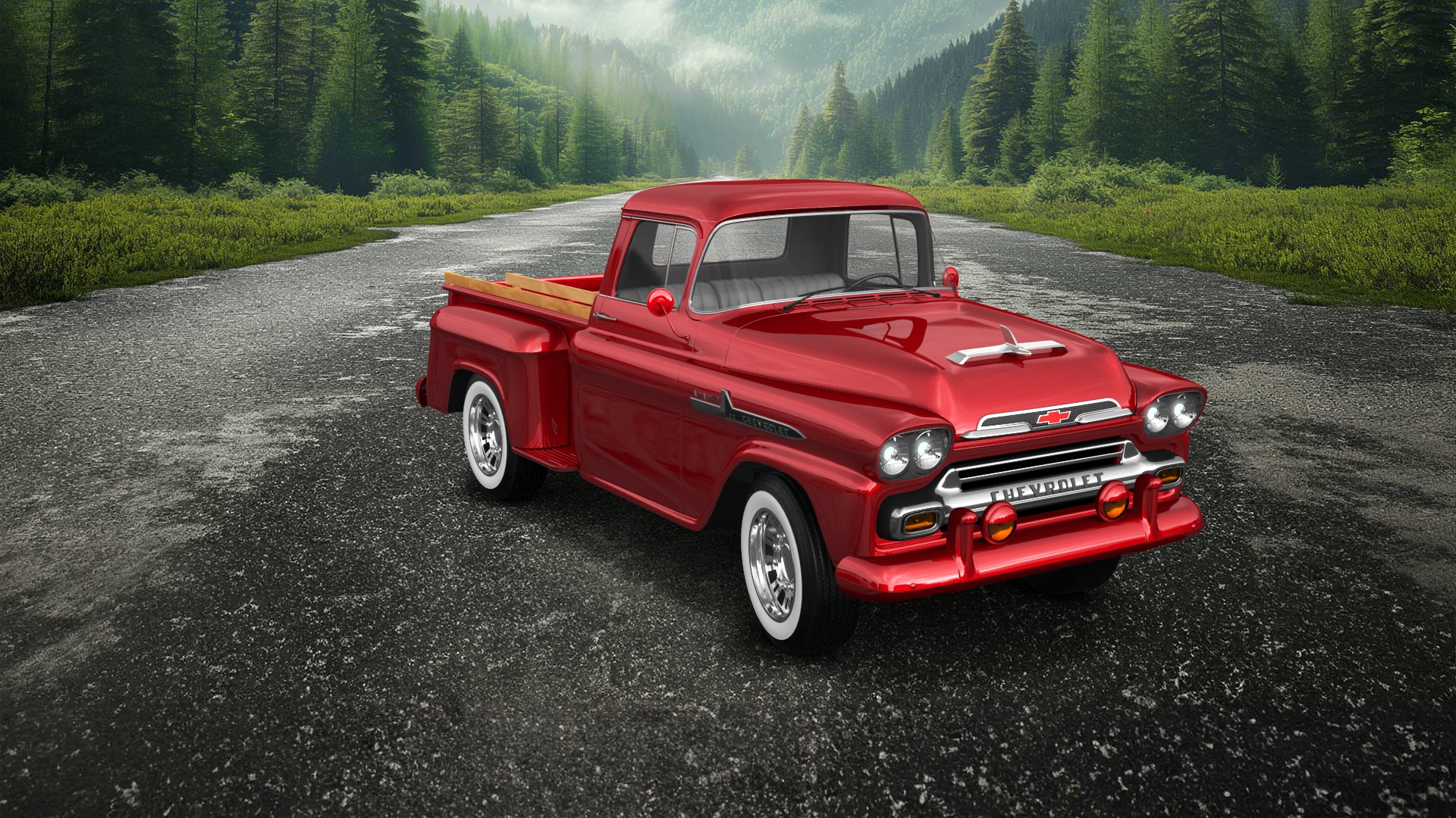 Chevrolet Apache Stepside 2 Door pickup truck 1959