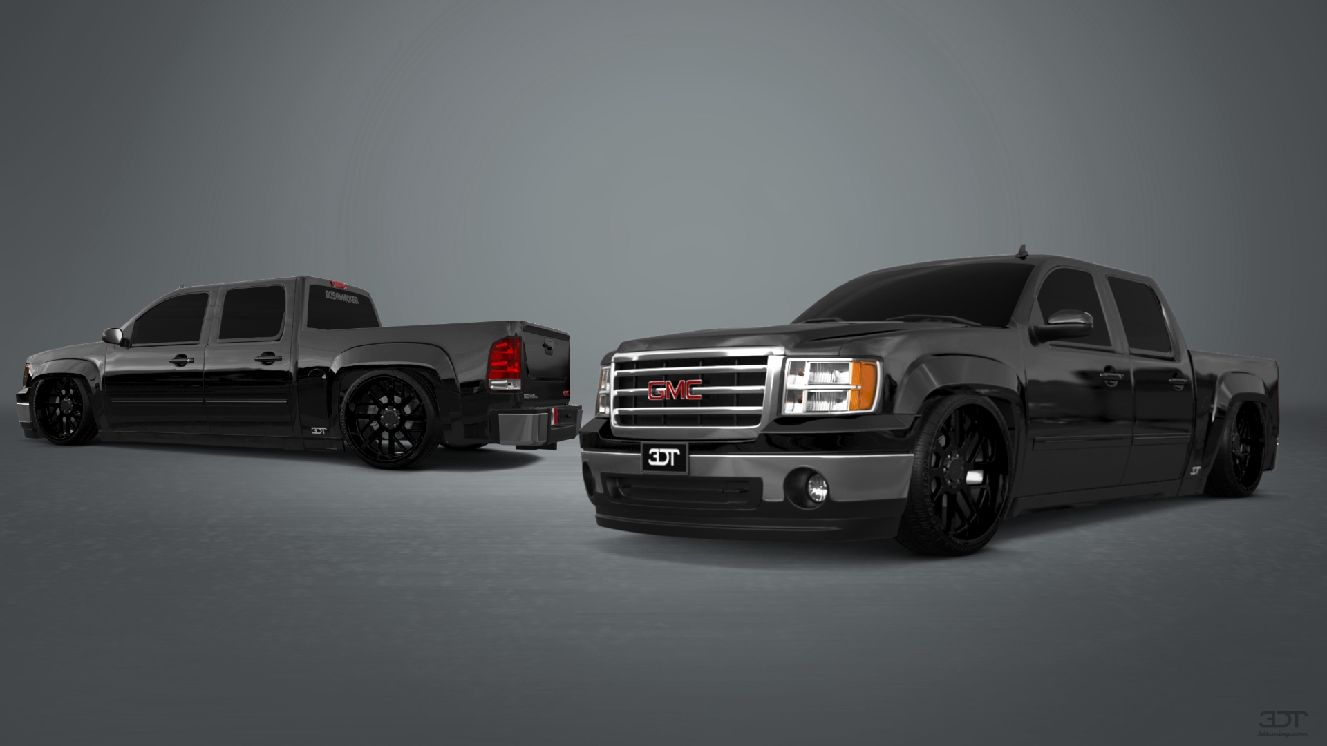 GMC Sierra 1500 Crew Cab 5.8 ft box 4 Door pickup truck 2007 tuning