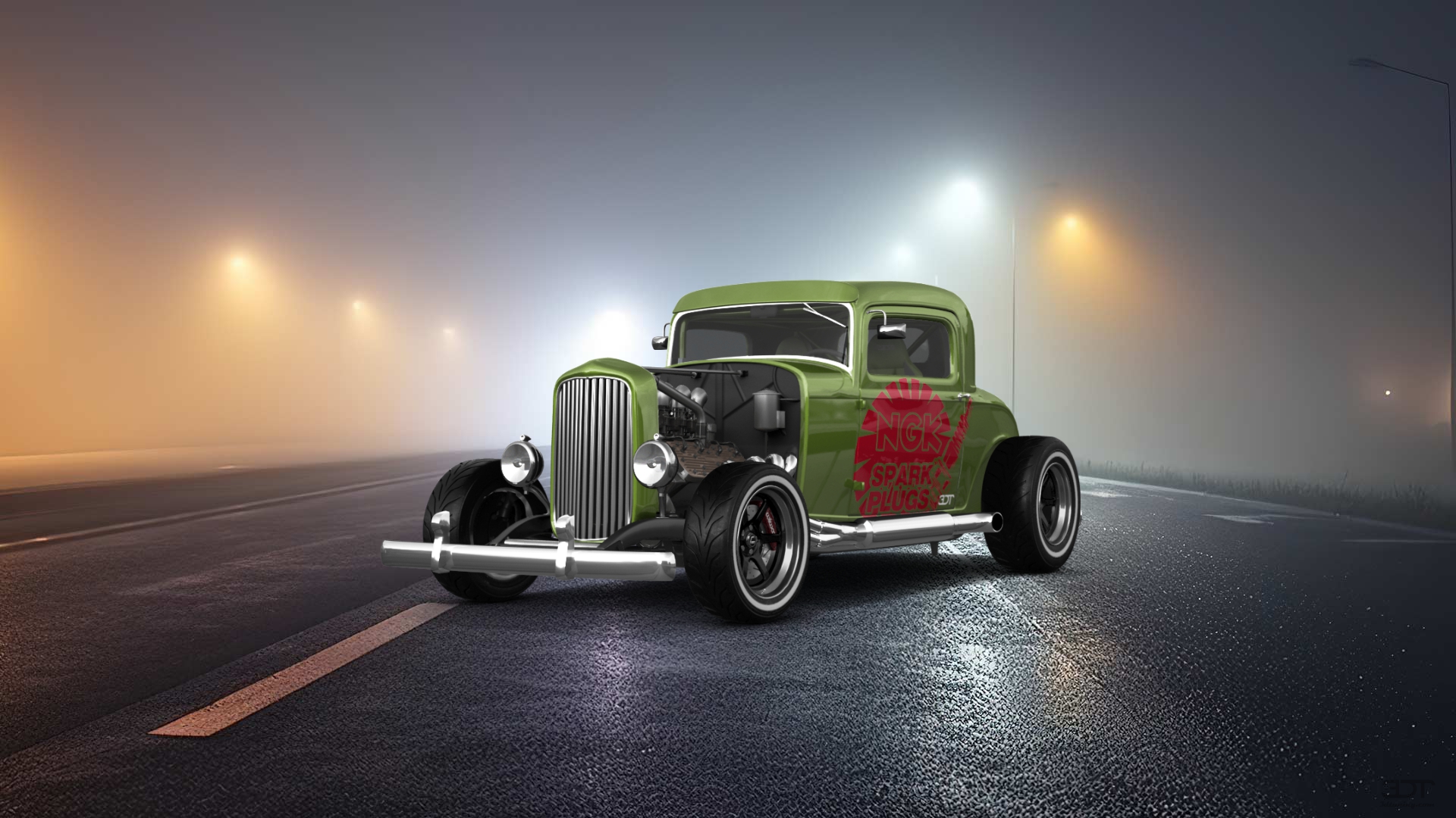 Ford Model B Deluxe 2 Door Coupe 1932