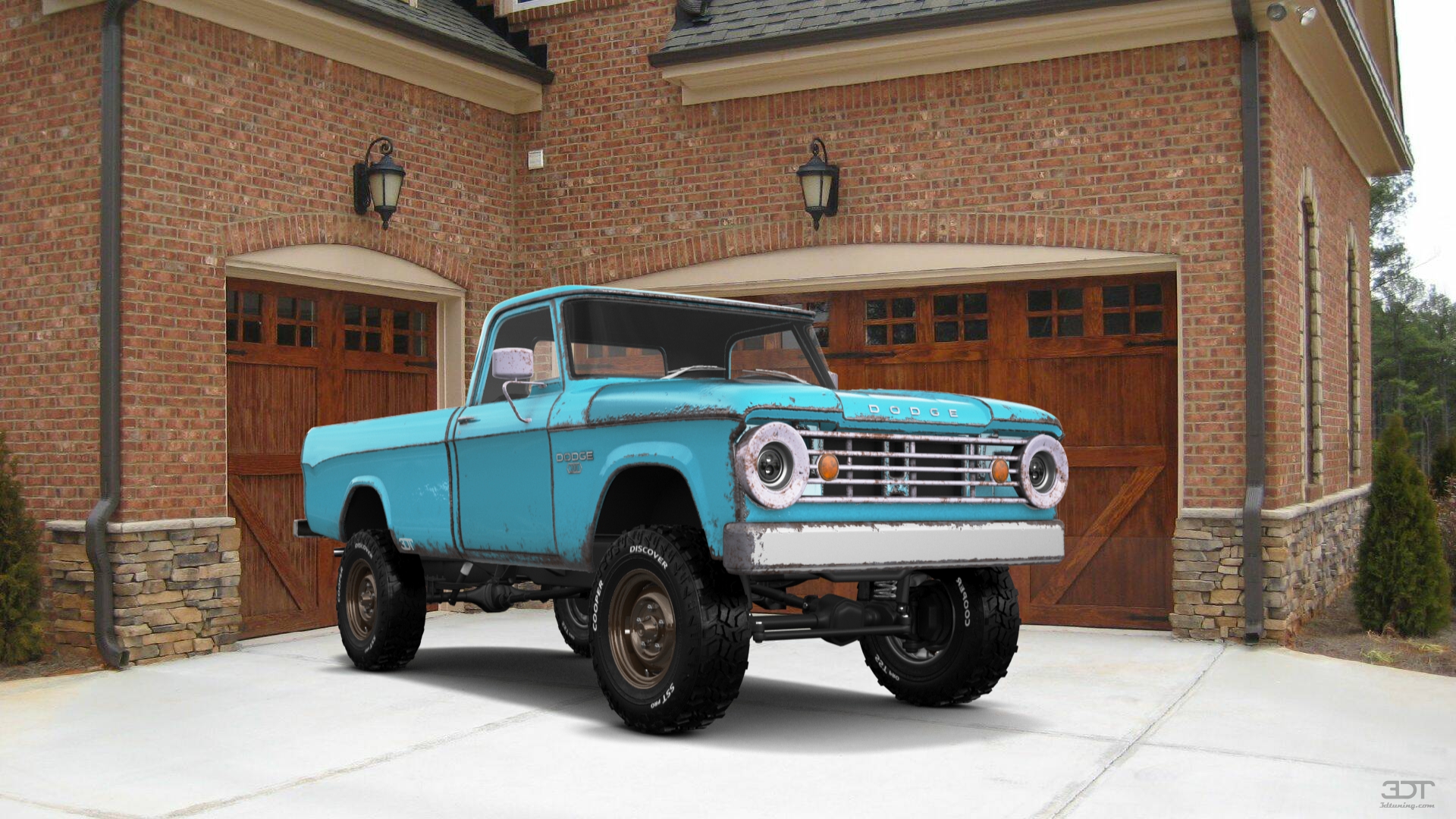 Dodge Power Wagon W200 2 Door pickup truck 1966